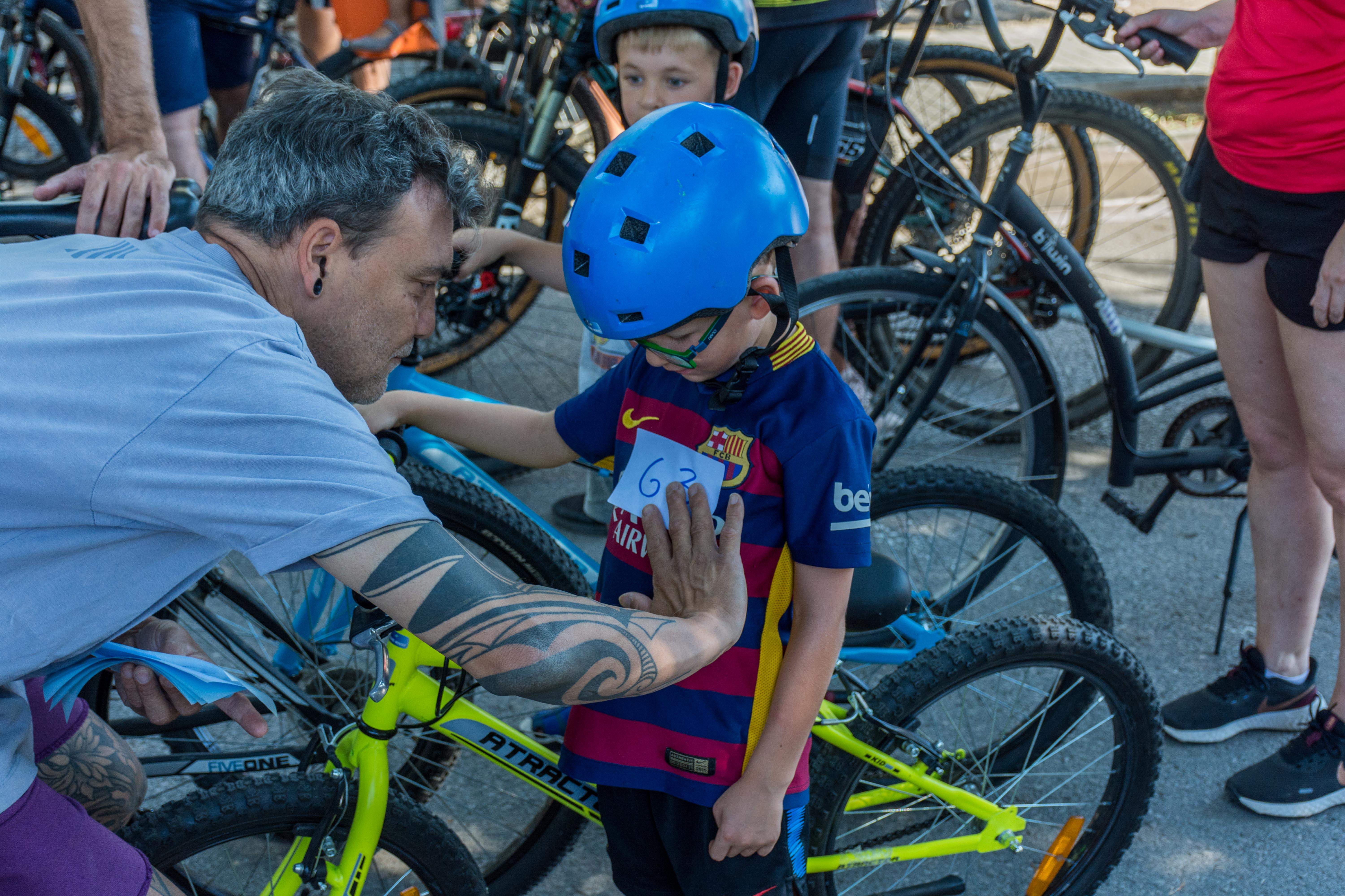 Bicicletada Popular durant la Festa Major de Mira-sol. FOTO: Carmelo Jiménez