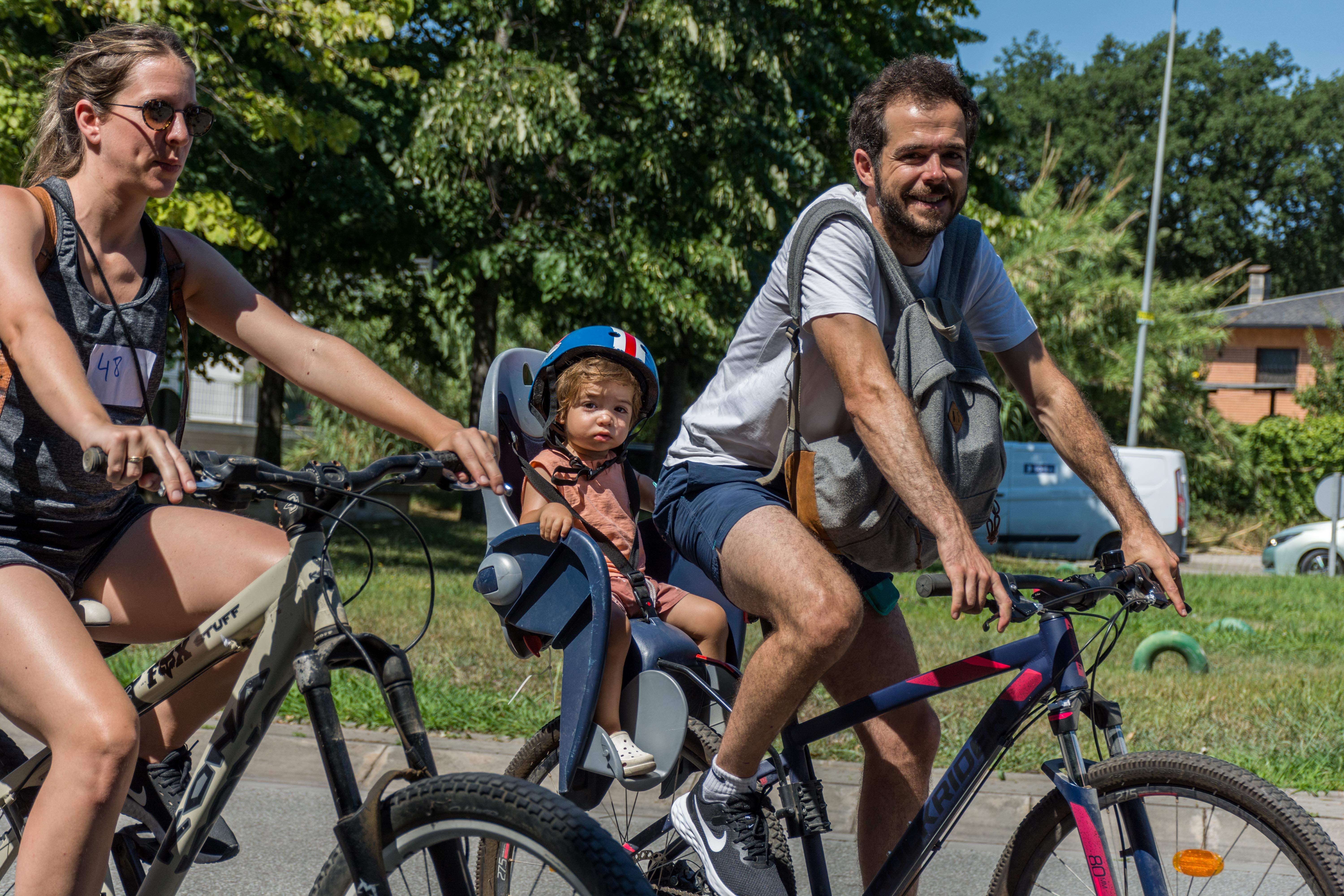 Bicicletada Popular durant la Festa Major de Mira-sol. FOTO: Carmelo Jiménez
