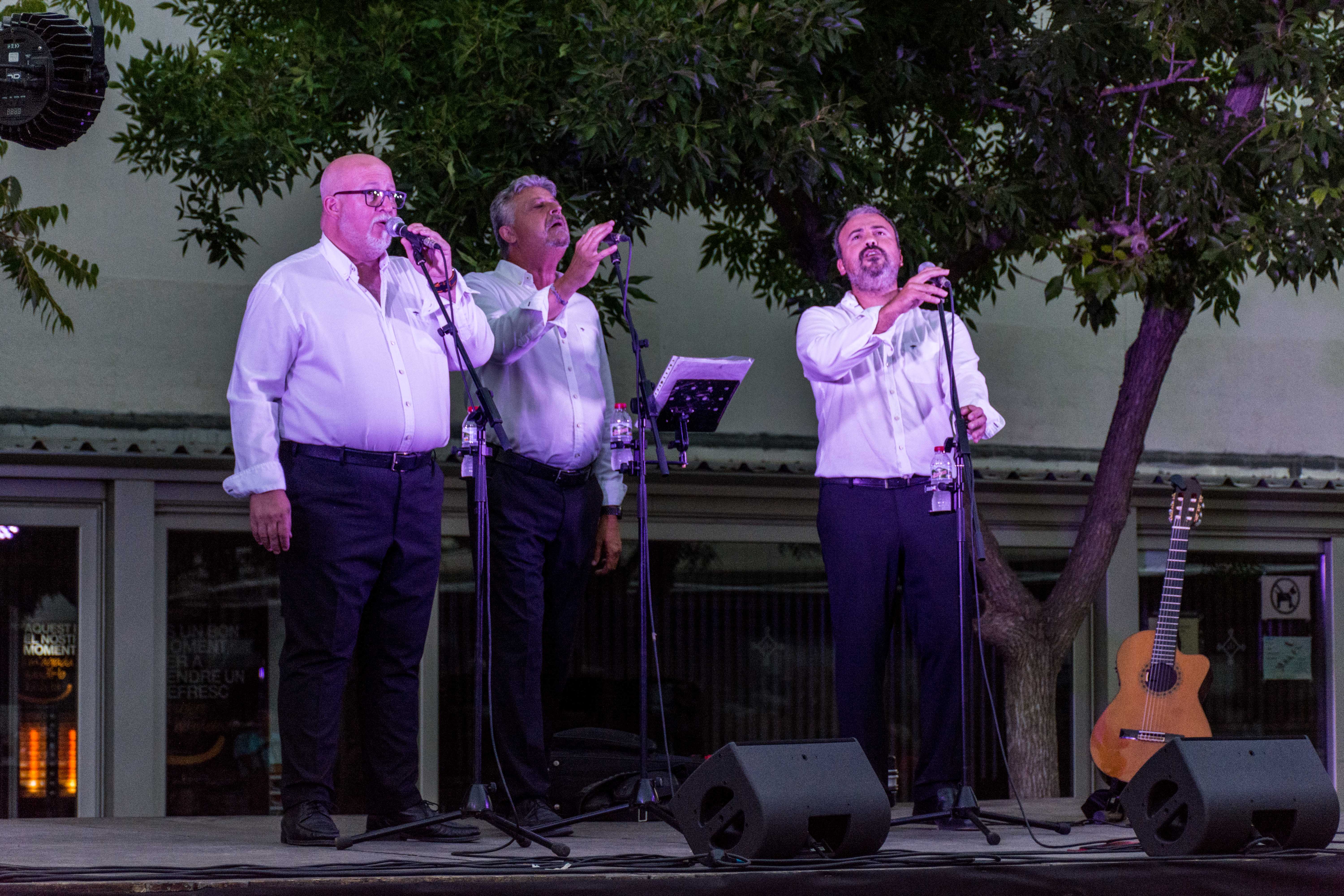 Havaneres amb els Port Bo i rom cremat durant la Festa Major de Mira-sol. FOTO: Carmelo Jiménez