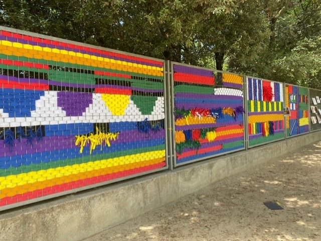 Tapissos de gran format al Pins del Vallès. FOTO: Cedida