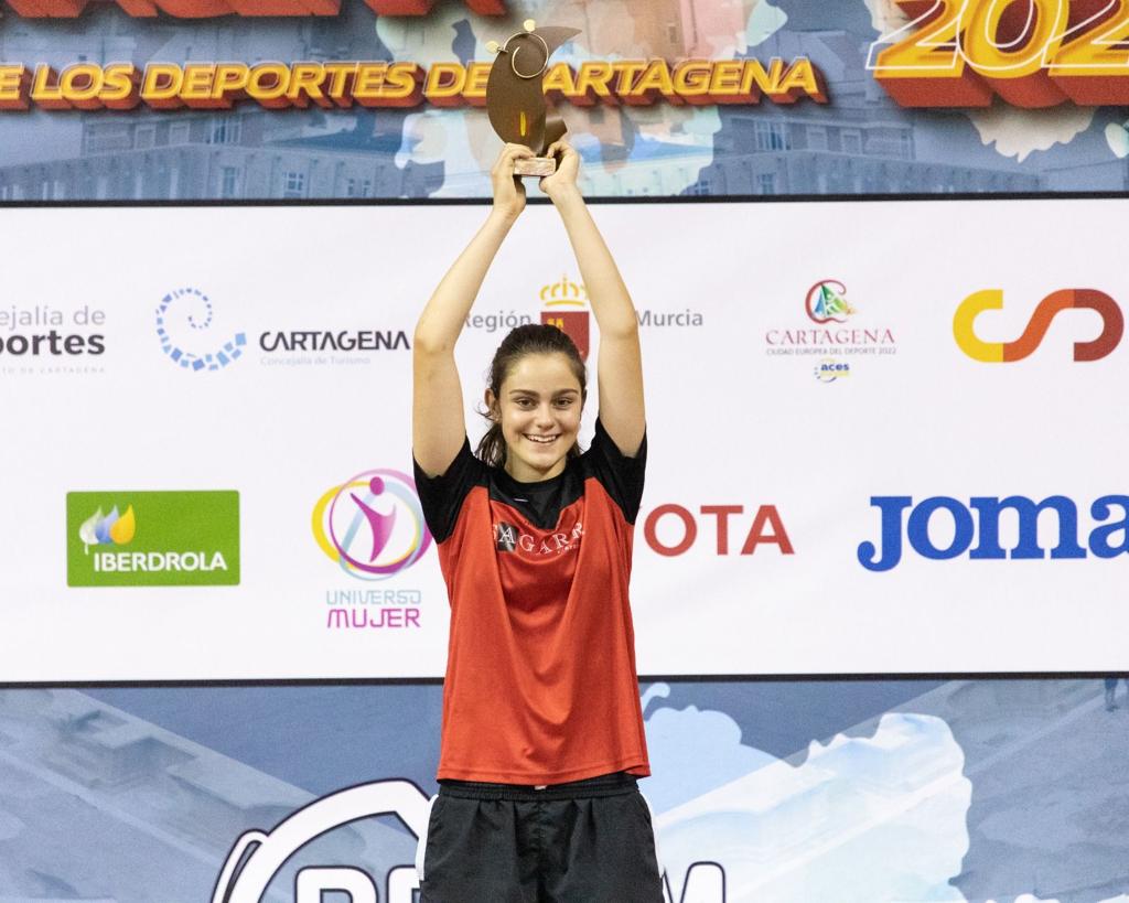 Mariona Munné va guanyar el Campionat d'Espanya de tennis taula. FOTO: Cedida