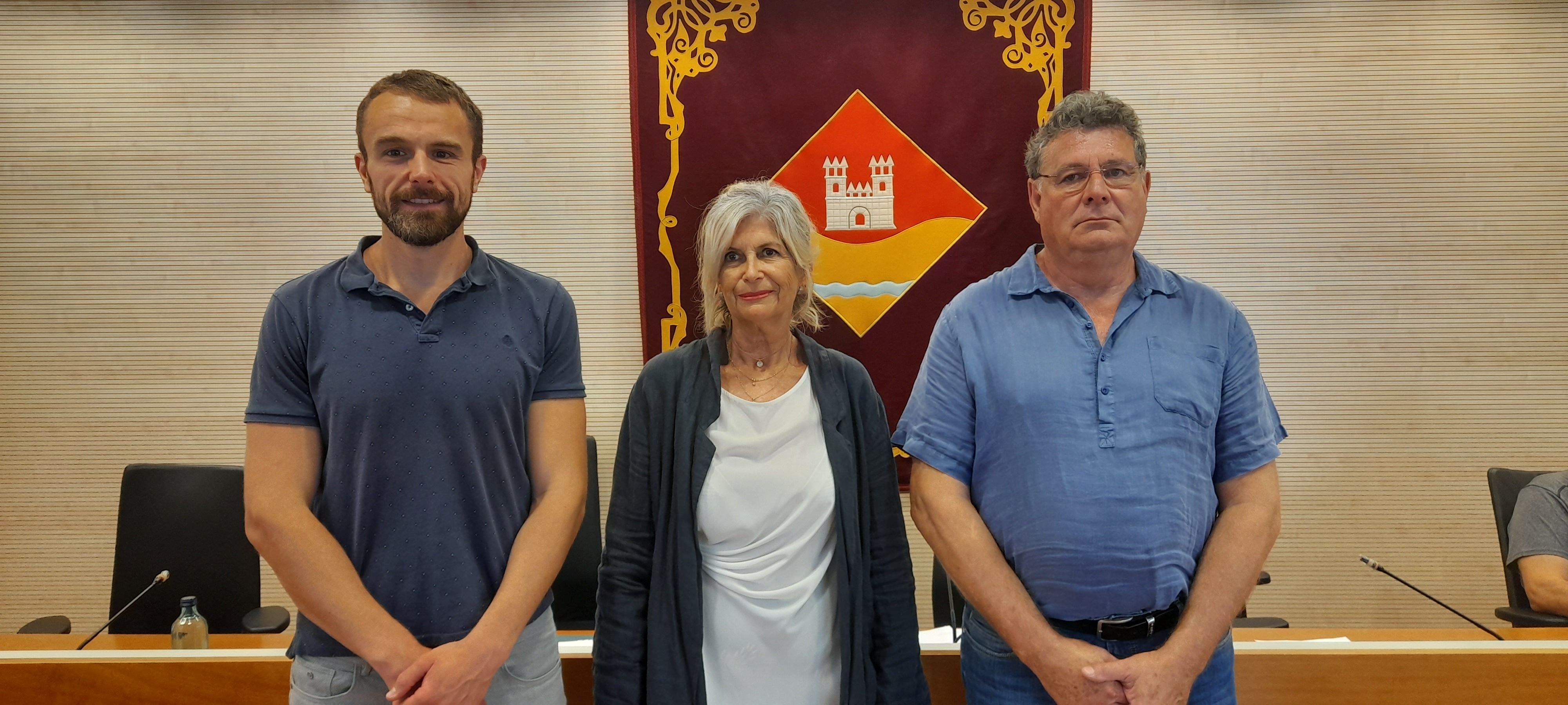 Bernat Gisbert, Susana Herrada i Josep Puig. FOTO: Cristina Cabasés