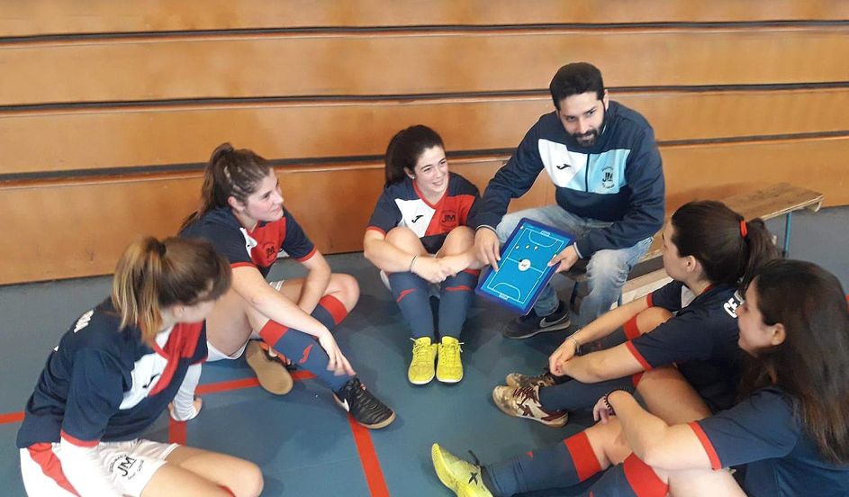 Joan Pinilla continuarà com a entrenador del masculí de l'Olimpyc Floresta FS. FOTO: Cedida