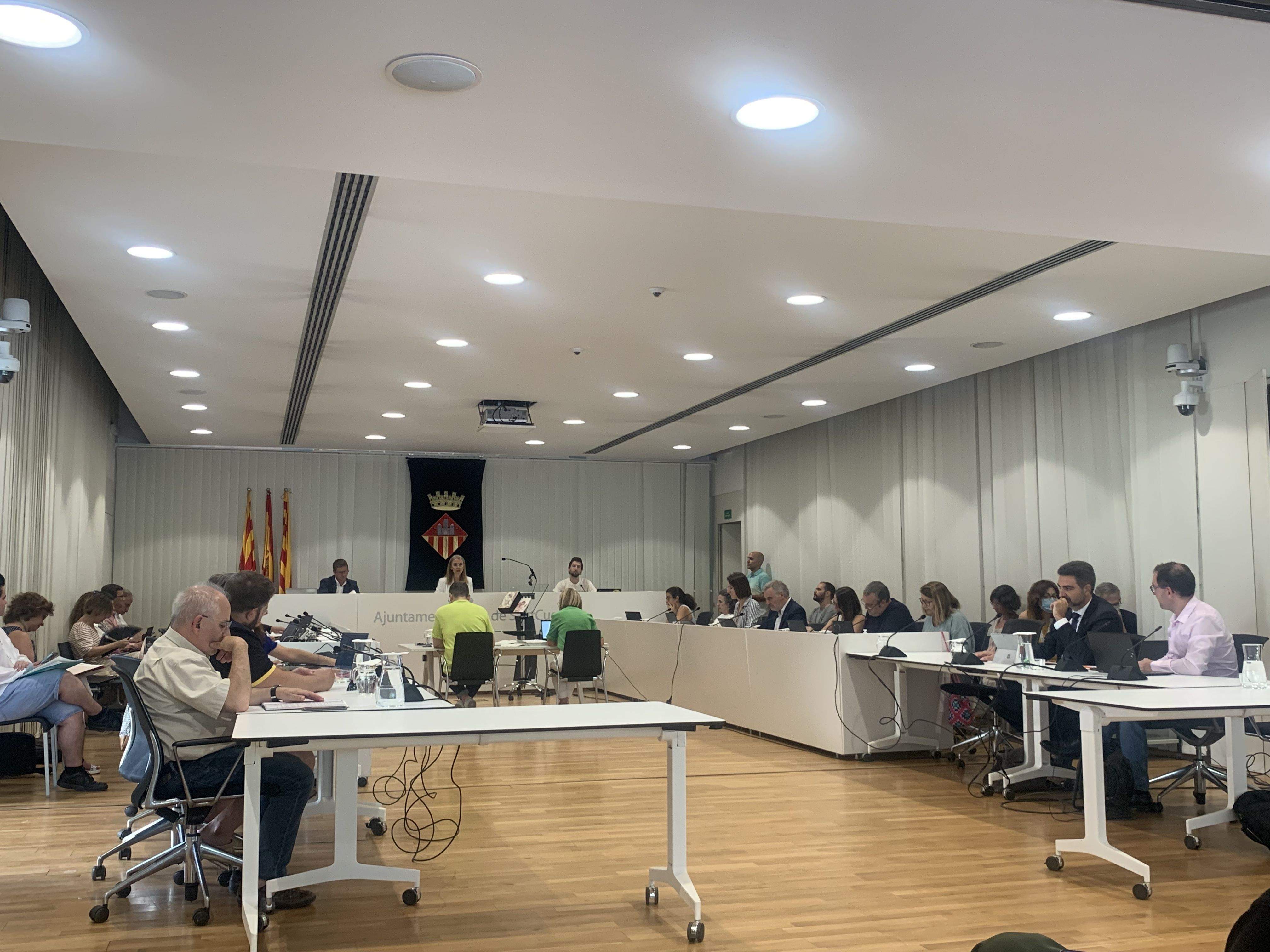 Es faran unes obres a la sala de Plens amb una estimació de 3 o 4 mesos. FOTO: Arxiu