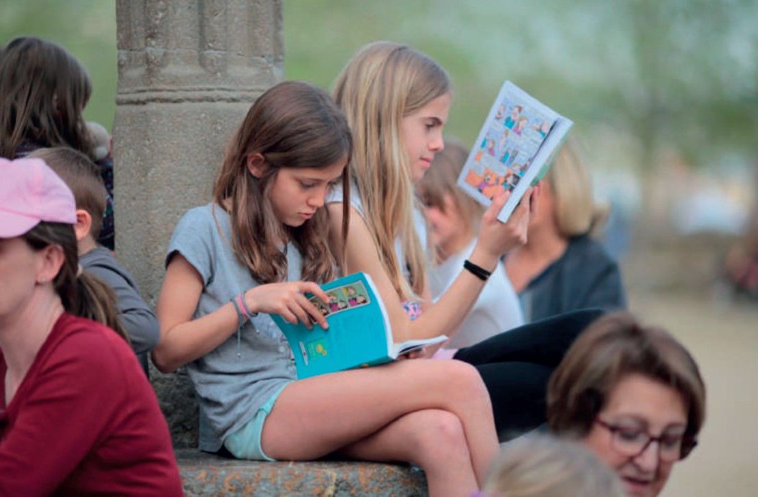 El manifest defensa entorns segurs per a joves i infants. FOTO: Bernat Millet