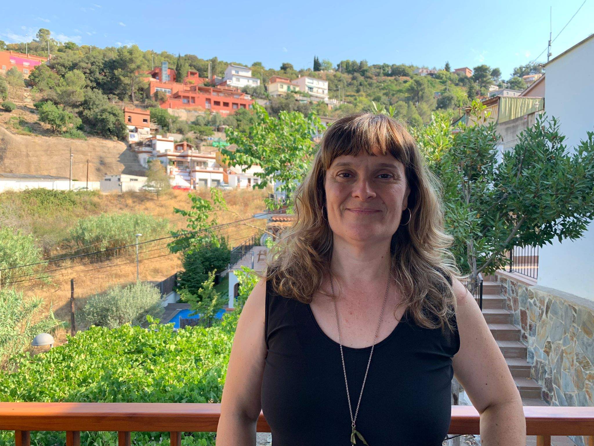 Isabel Herranz, presidenta de l'Associació de Propietaris i Veïns de les Planes. FOTO: TOT Sant Cugat