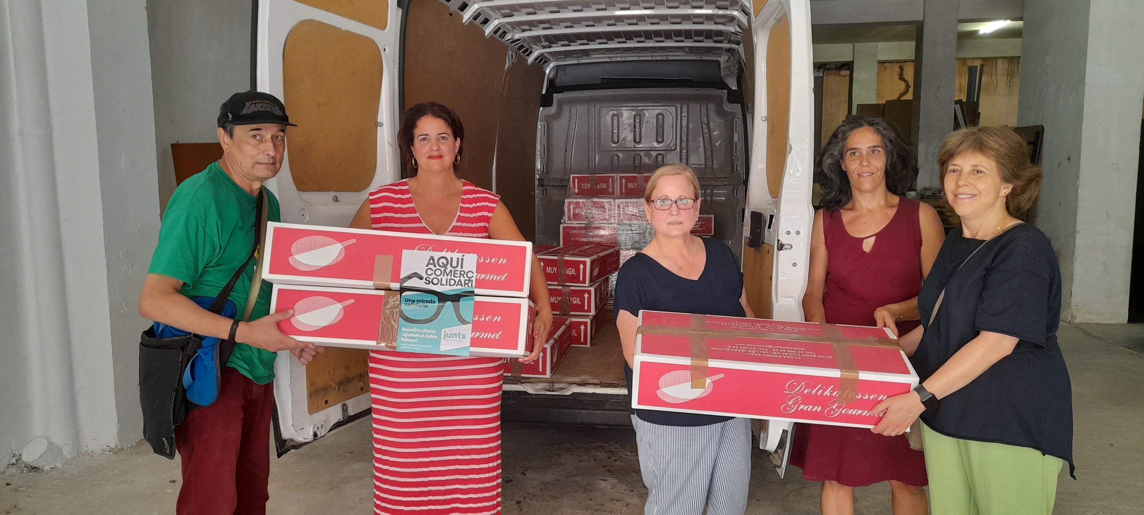 Abel Herrera, Esther Alós, Neus Bosch, María Tavera i Anna Mallat. FOTO: Cristina Cabasés