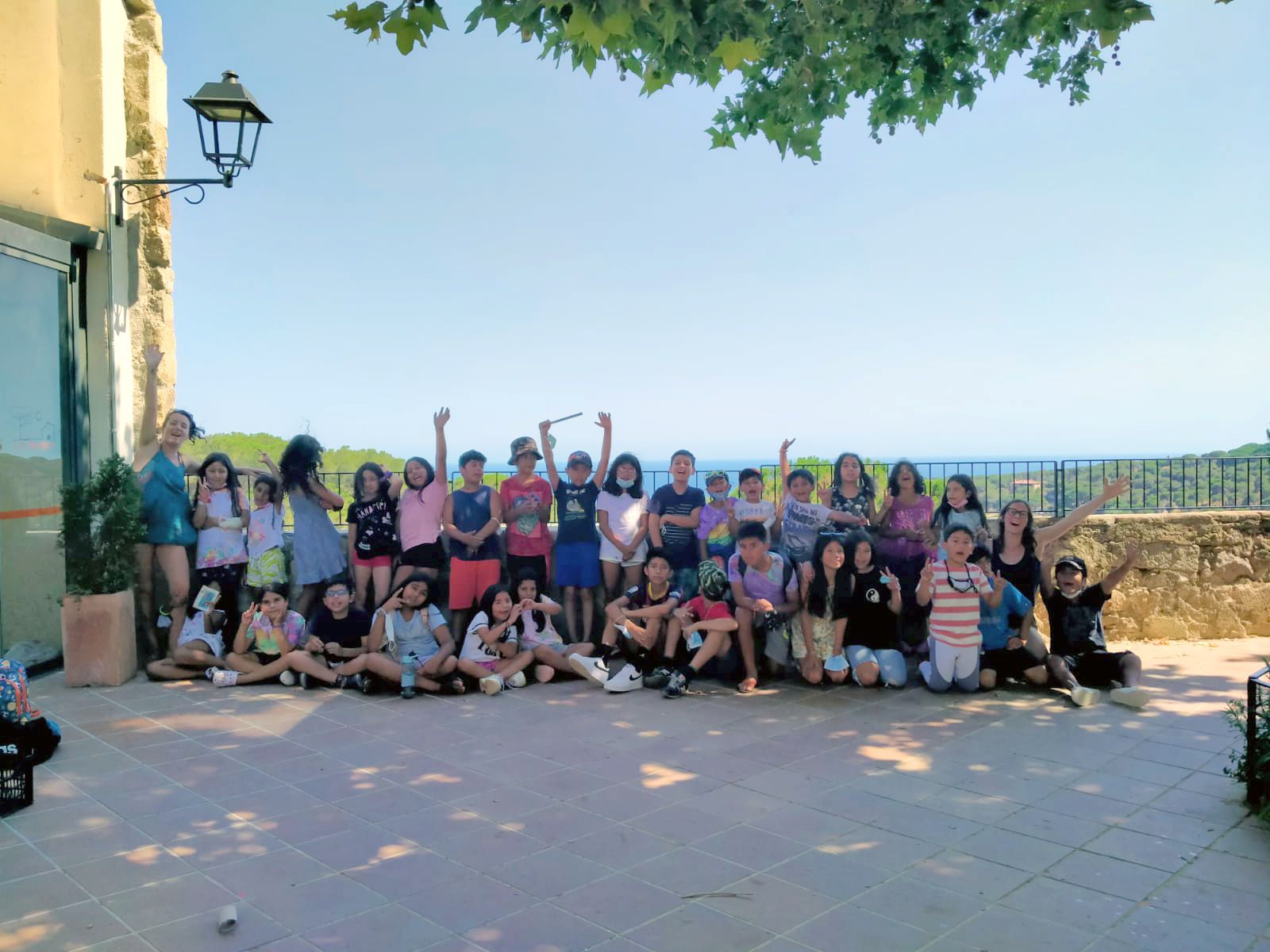 Els infants del Centre Obert de Sant Cugat van marxar de colònies. FOTO: Cedida