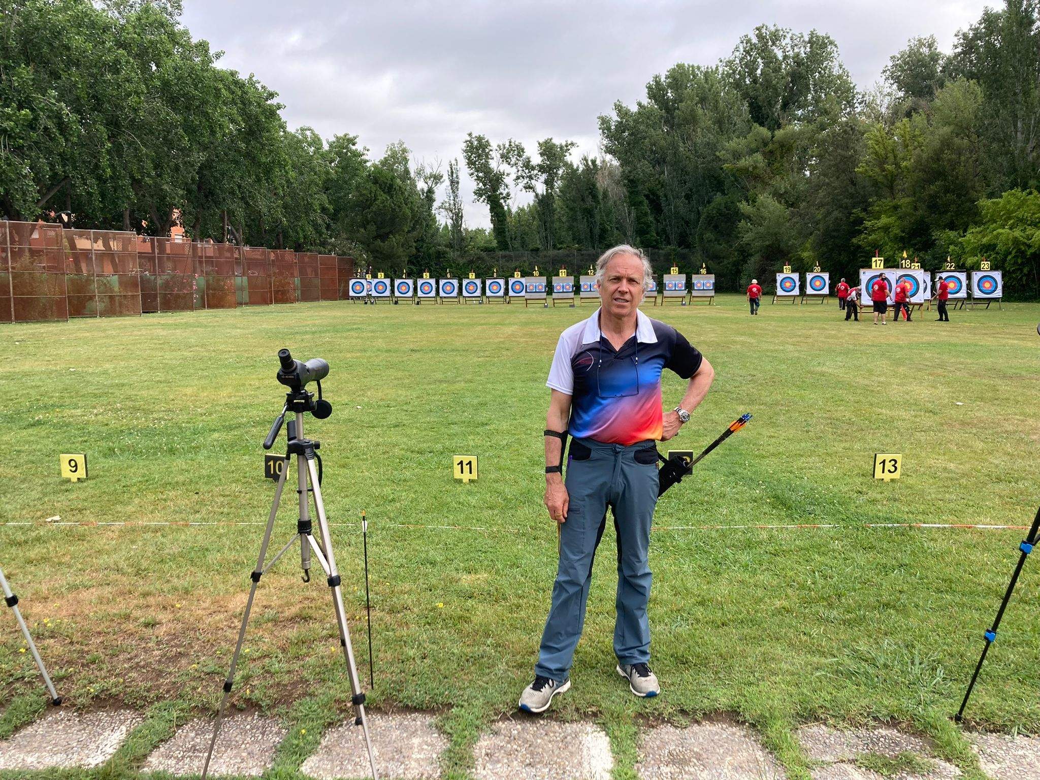 Toni Fraguas, membre del Club d'Arquers de Sant Cugat. FOTO: Cedida