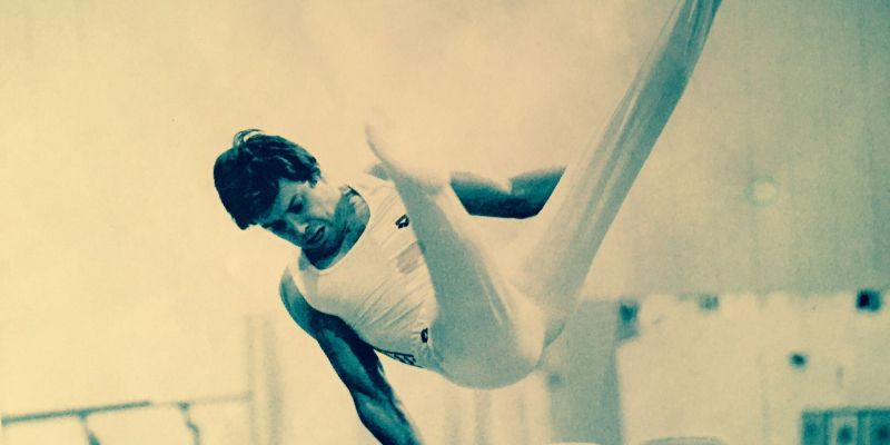Fraguas va ser gimnasta professional i va participar en diferents campionats internacionals. FOTO: Cedida