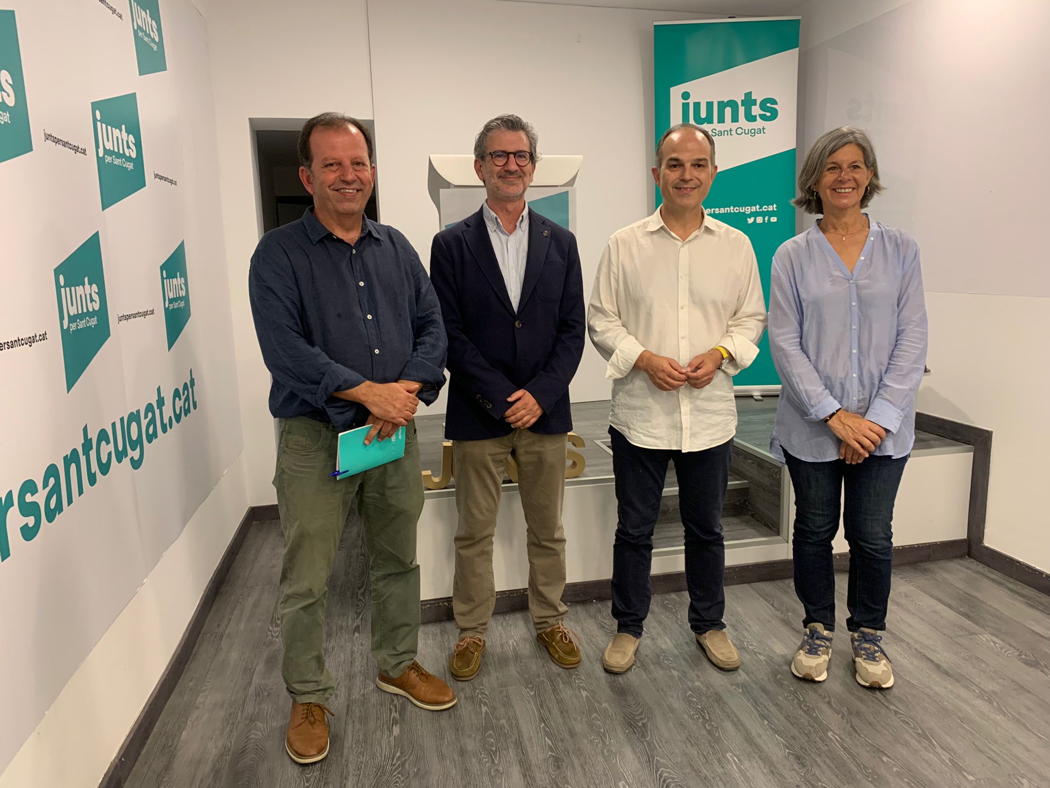 Brugarolas, Vallès, Turull i Fortuny FOTO: Àgata Guinó 