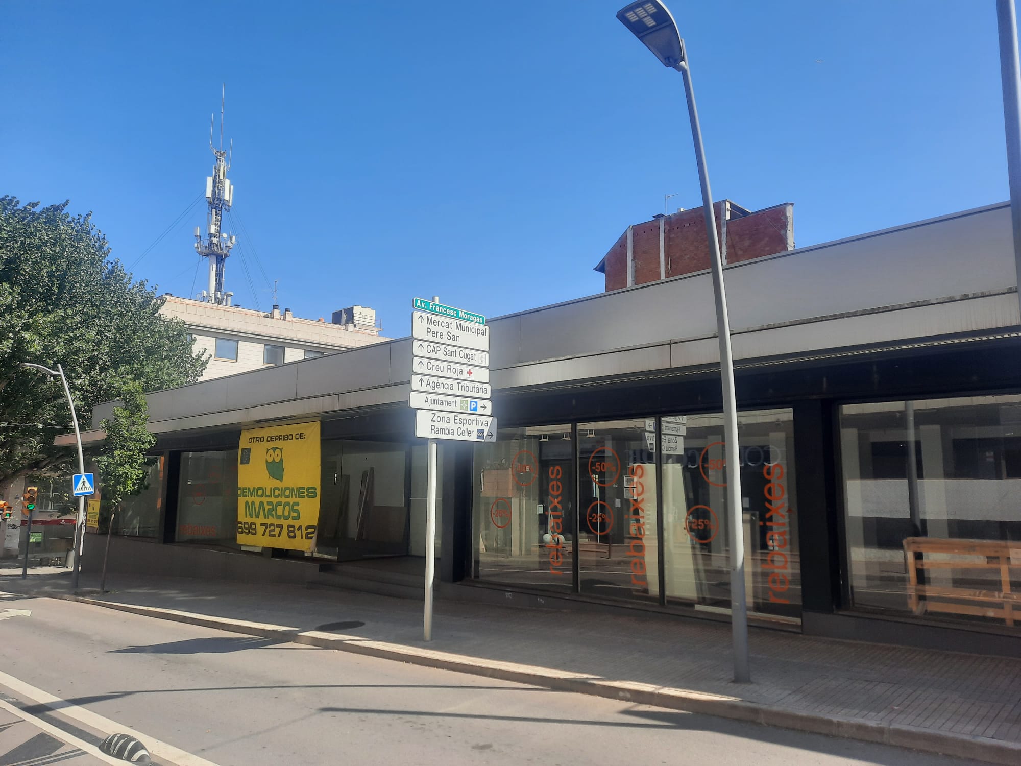 L'edifici de l'Espai Carré anirà a terra FOTO: TOT