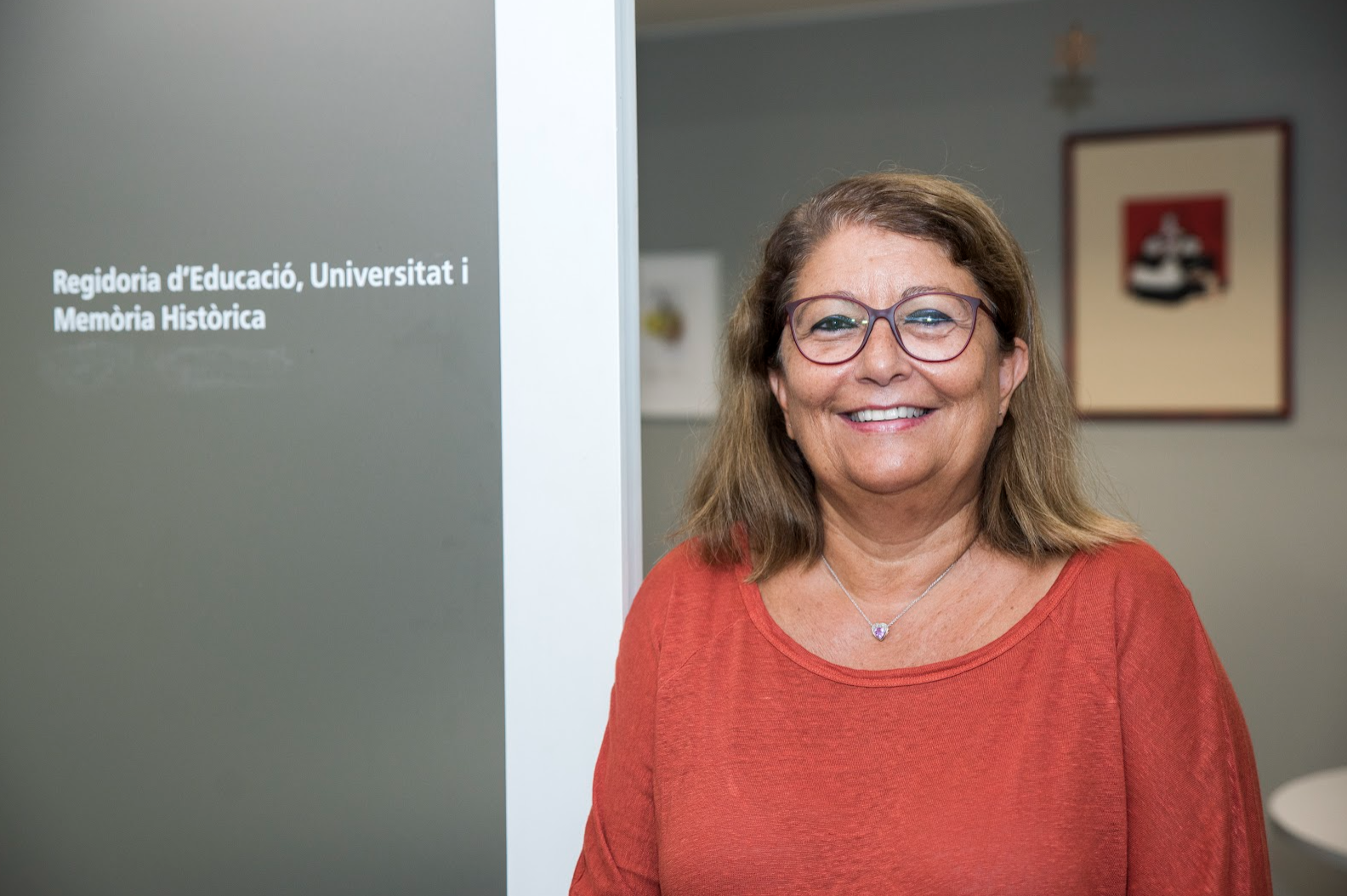 Pilar Gorina, regidora d'Educació FOTO: Bernat Millet