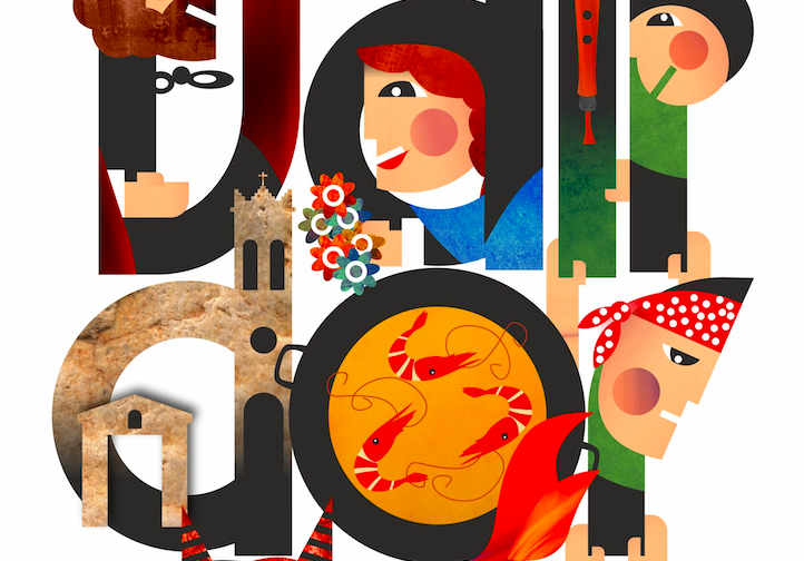 Fragment del cartell de la Festa Major de Valldoreix 2022