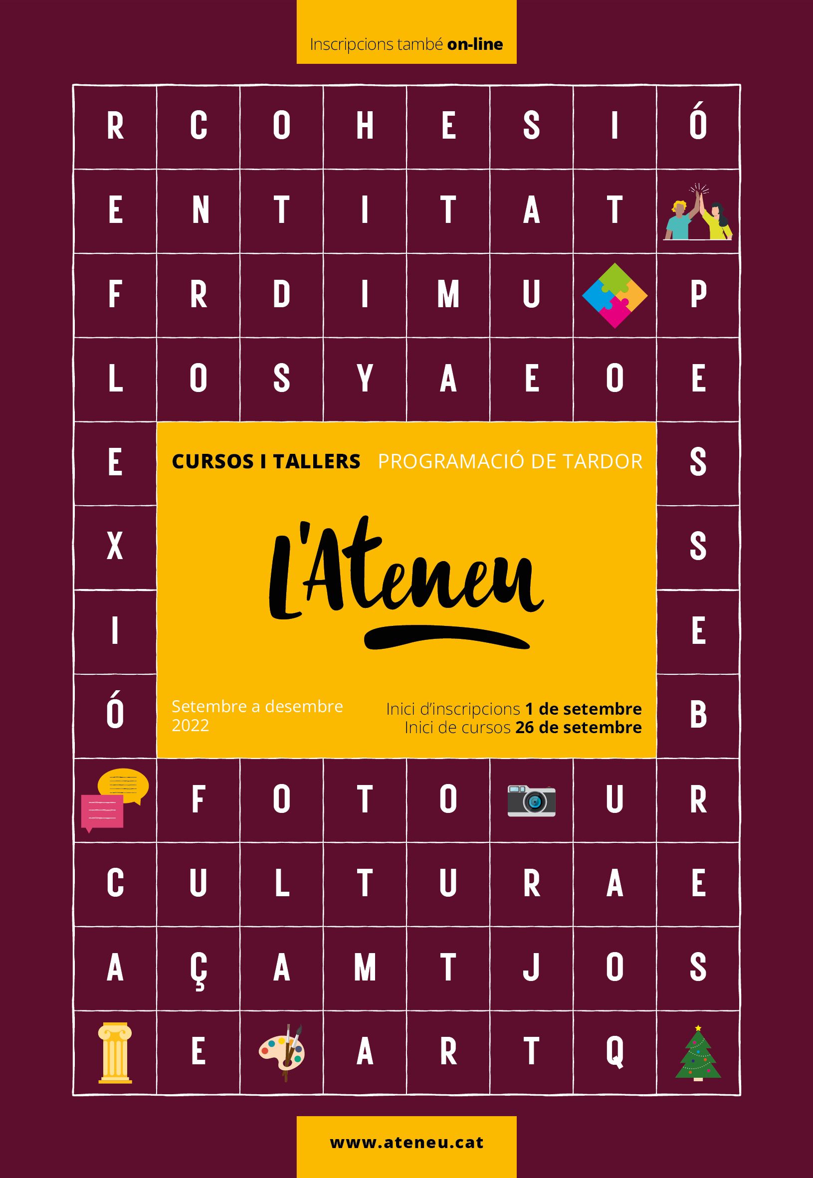 ATENEU 22 23 TARDOR ATENEU 22 23 TARDOR