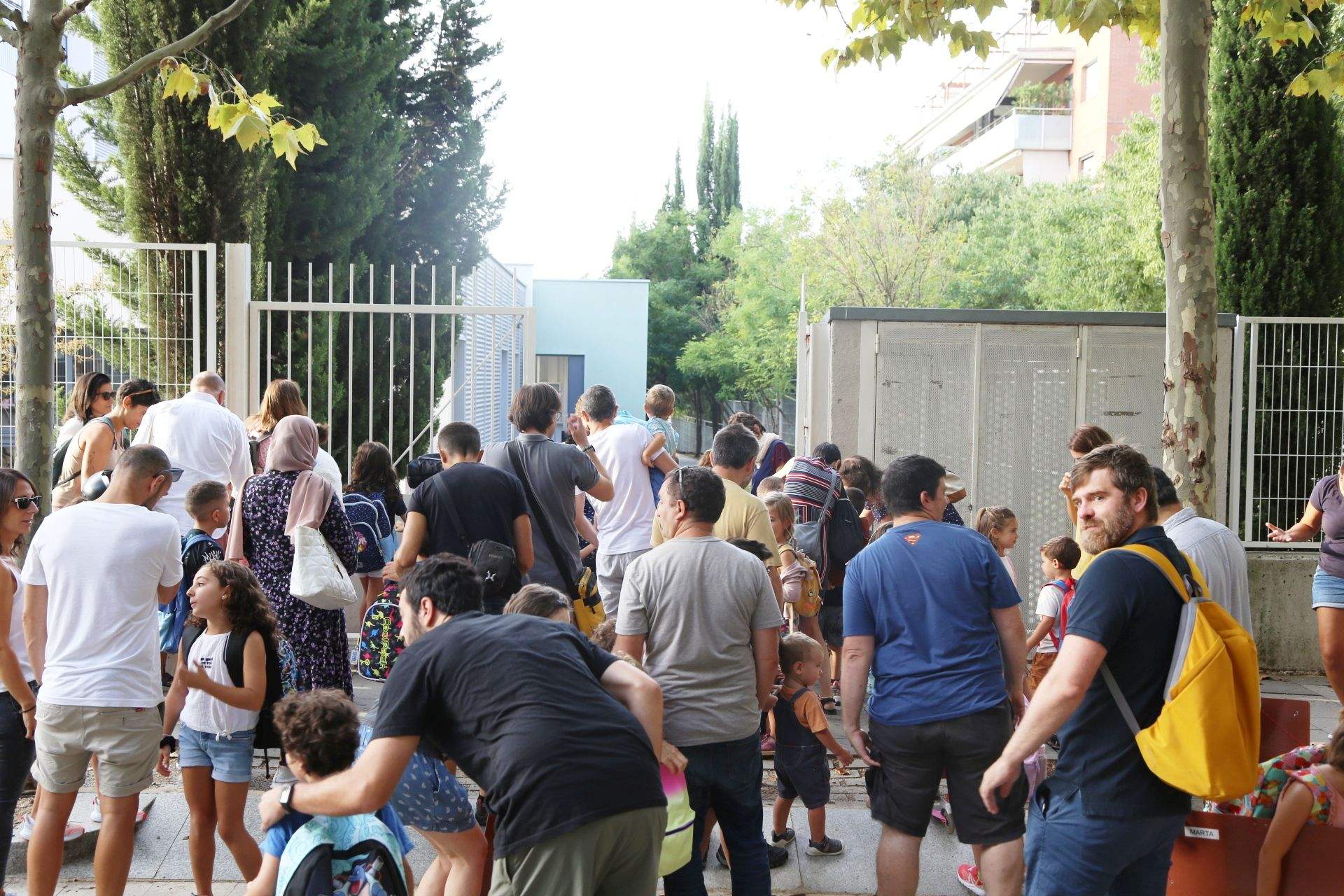 Inici del curs escolar a l'Escola Ciutat Alba. FOTO: Anna Bassa