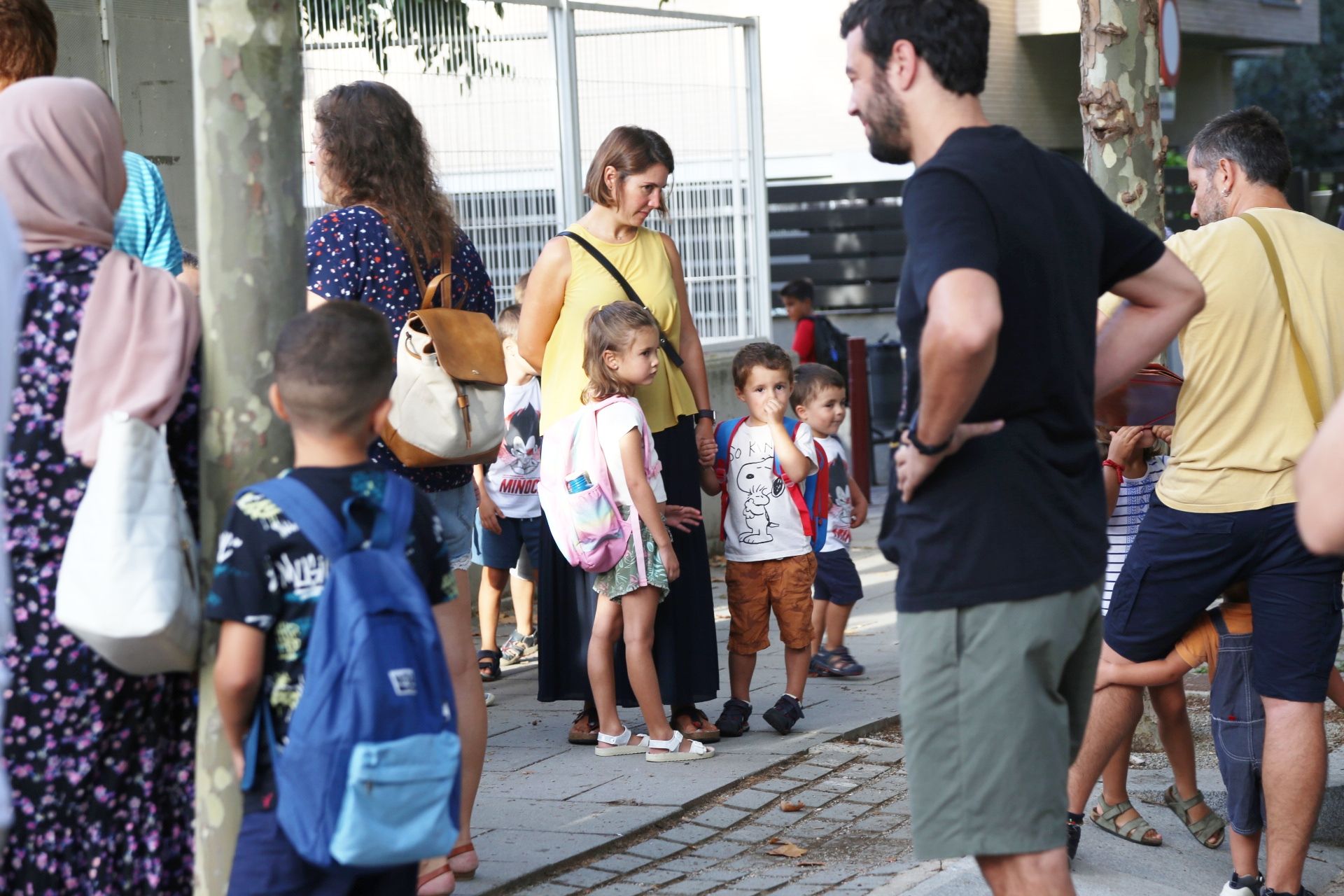 Inici del curs escolar a l'Escola Ciutat Alba. FOTO: Anna Bassa