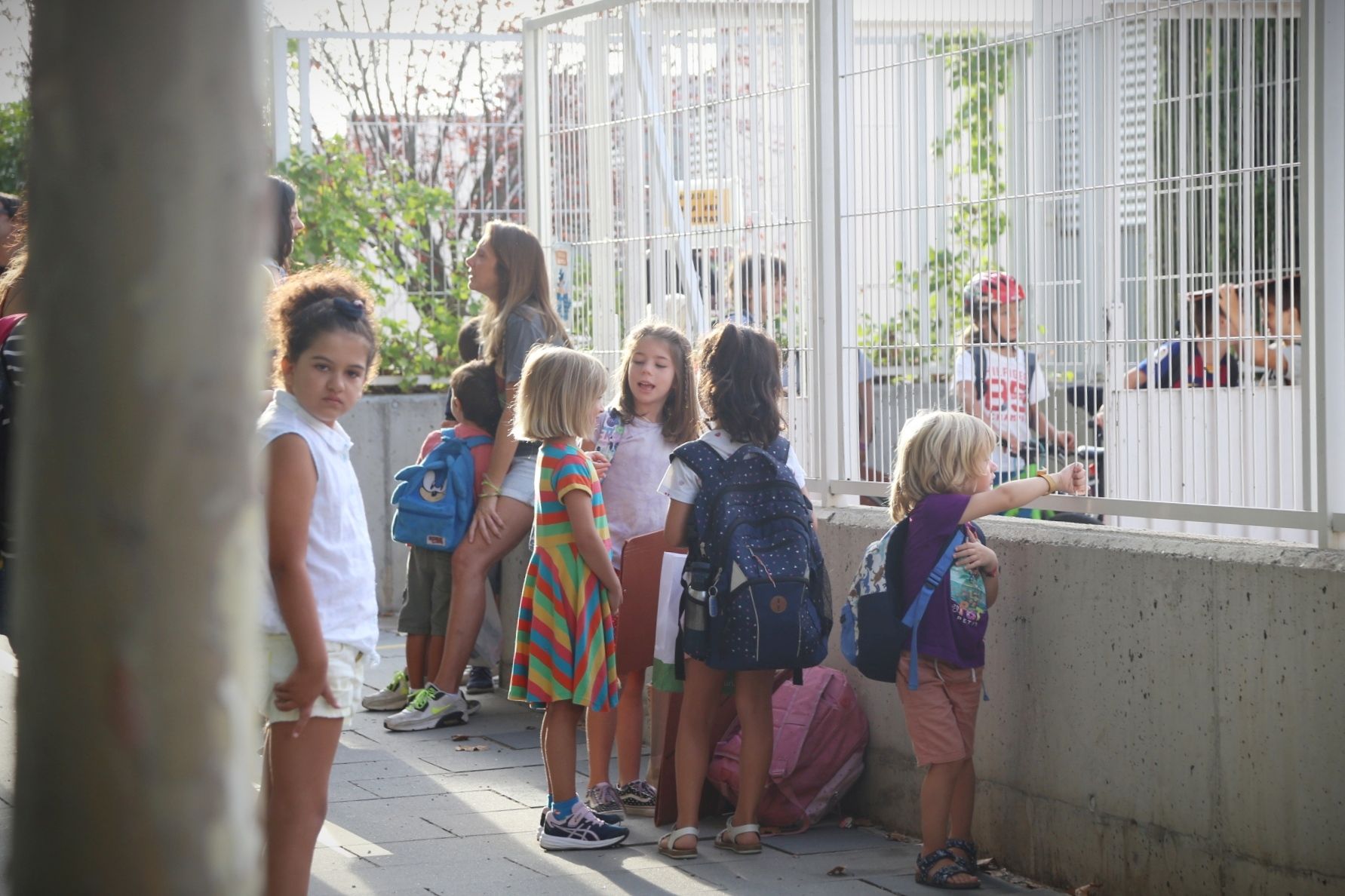 Inici del curs escolar a l'Escola Ciutat Alba. FOTO: Anna Bassa