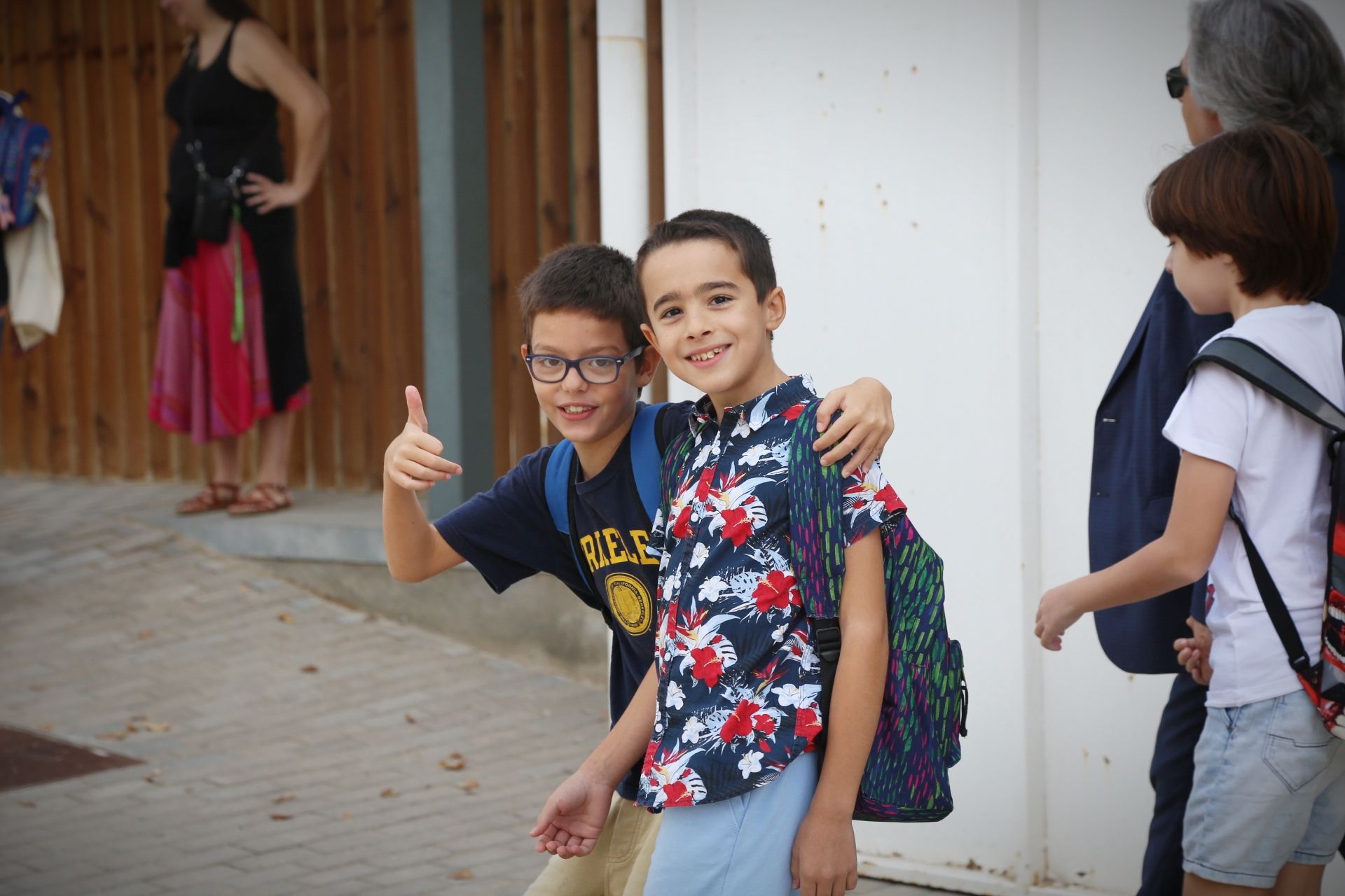 Inici del curs escolar a l'Escola Can Mates. FOTO: Anna Bassa