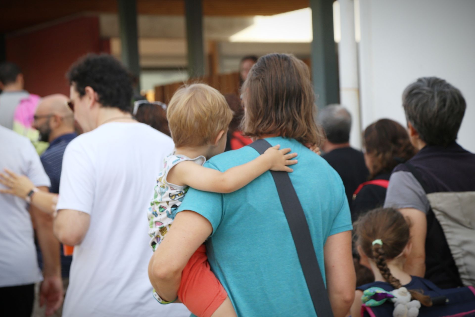 Inici del curs escolar a l'Escola Can Mates. FOTO: Anna Bassa
