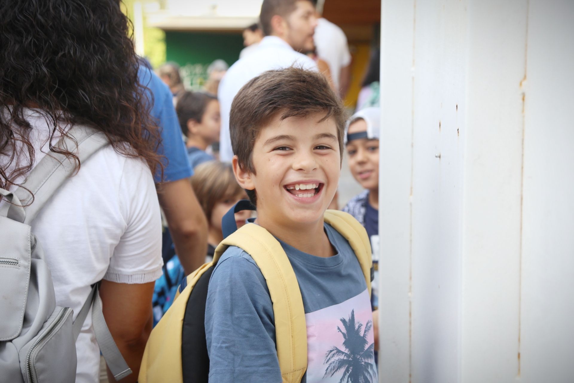 Inici del curs escolar a l'Escola Can Mates. FOTO: Anna Bassa