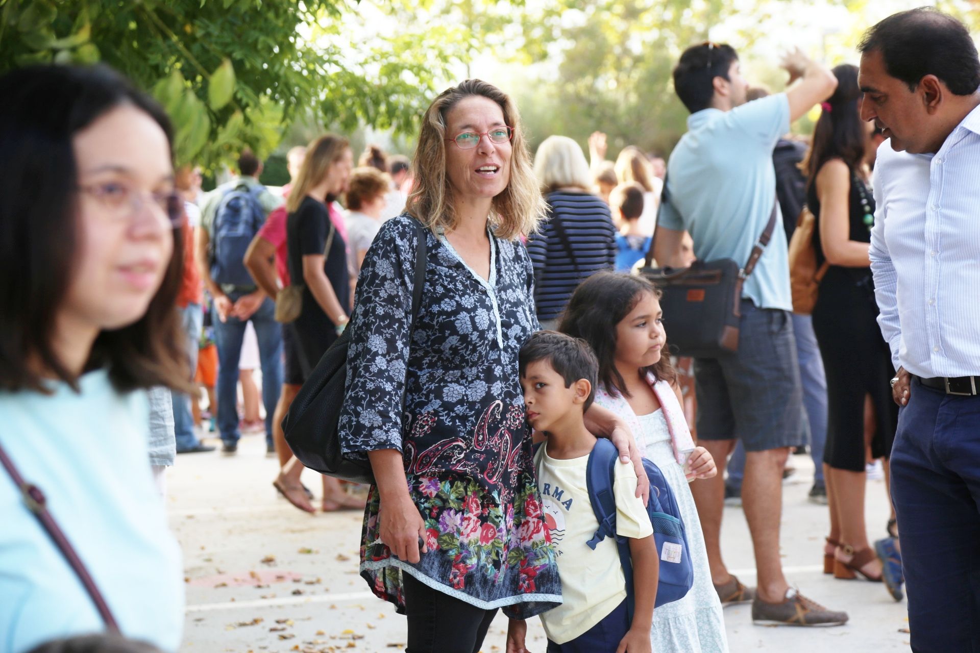 Inici del curs escolar a l'Escola Can Mates. FOTO: Anna Bassa