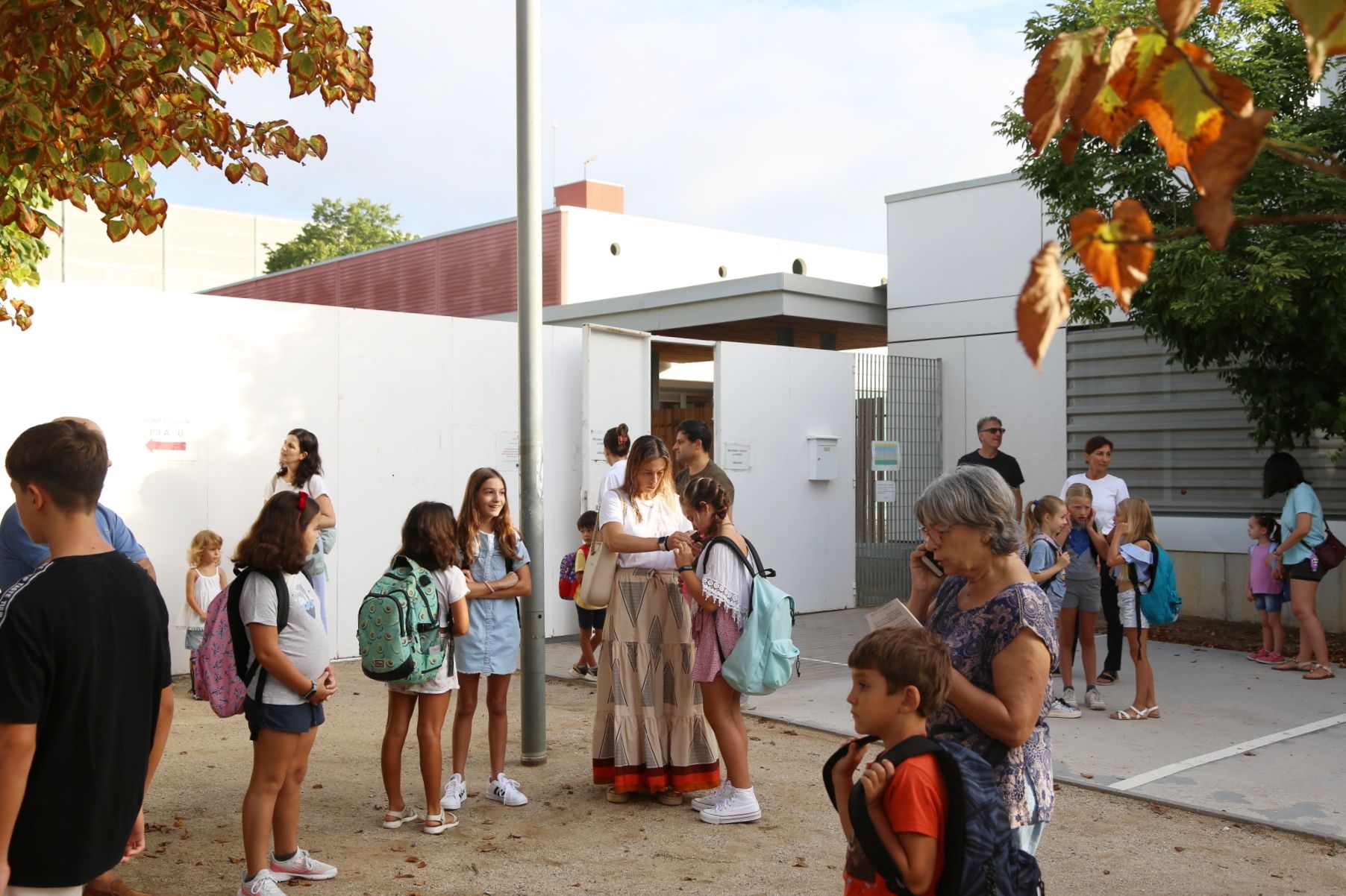 Inici del curs escolar a l'Escola Can Mates. FOTO: Anna Bassa