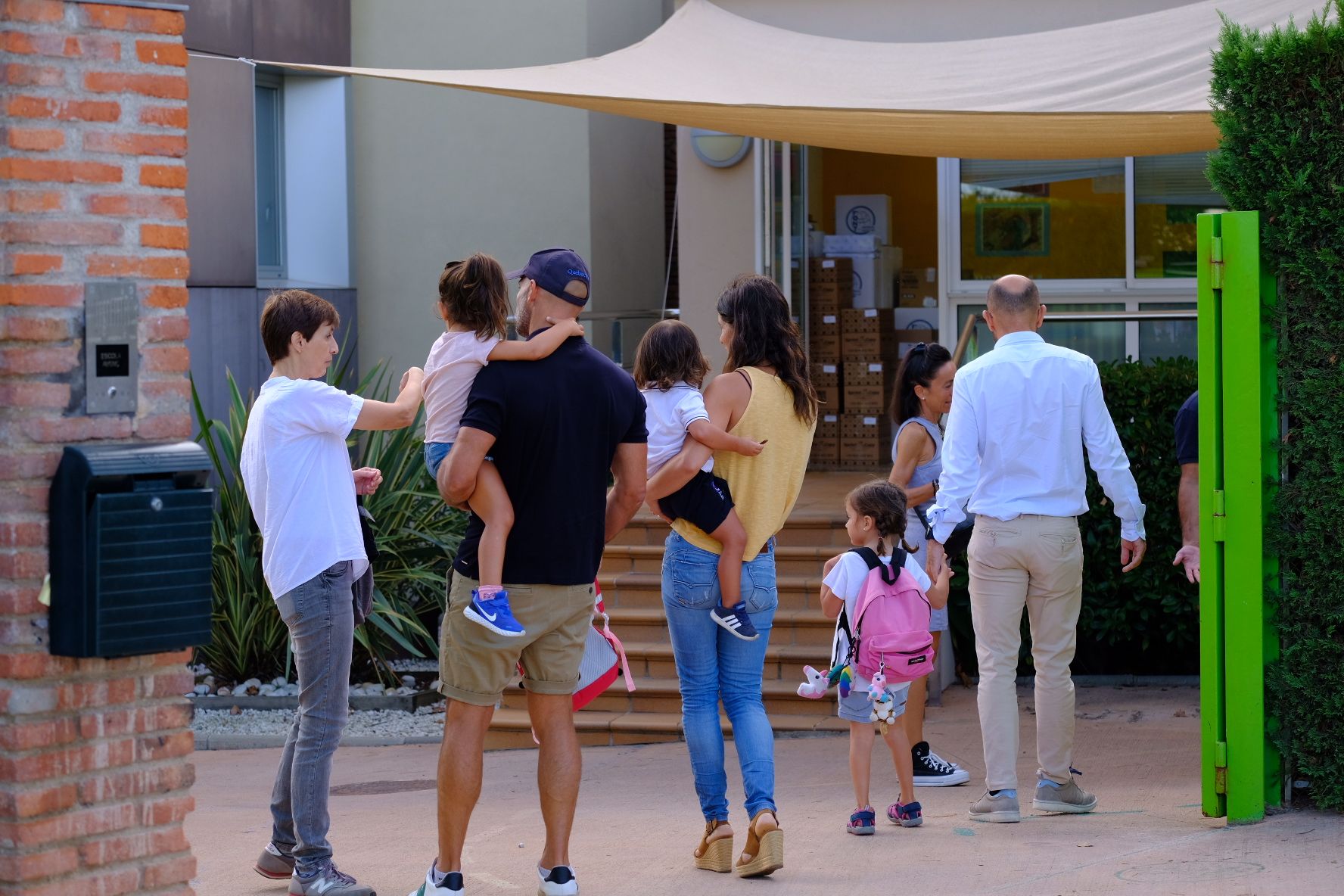 Inici del curs escolar a l'Escola Avenç. FOTO: Ale Gómez