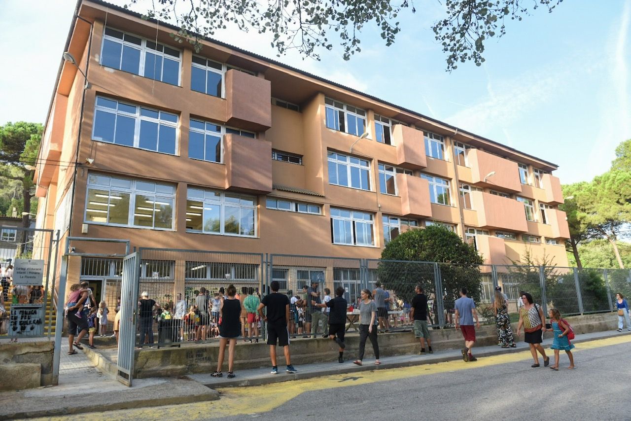 Inici del curs escolar a l'Escola La Floresta. FOTO: Ajuntament