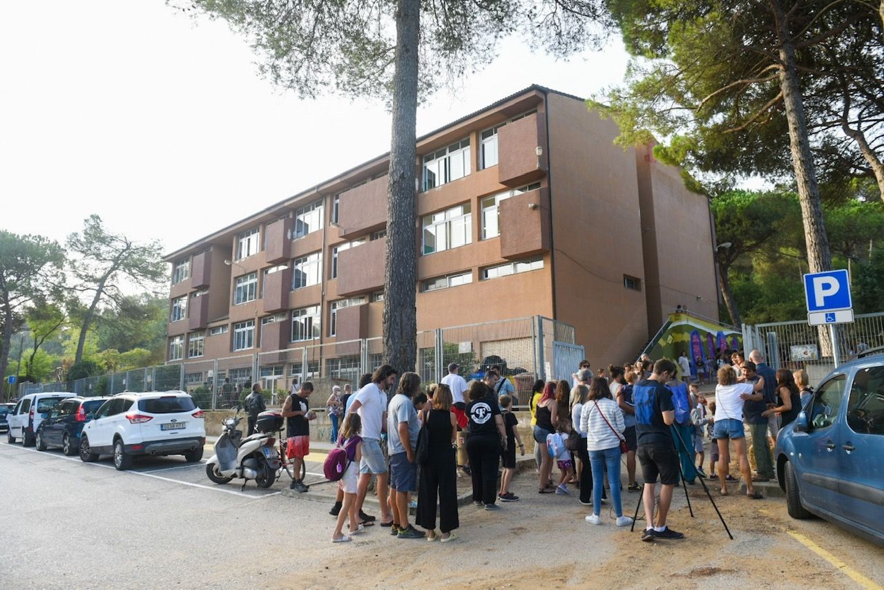 Inici del curs escolar a l'Escola La Floresta. FOTO: Ajuntament