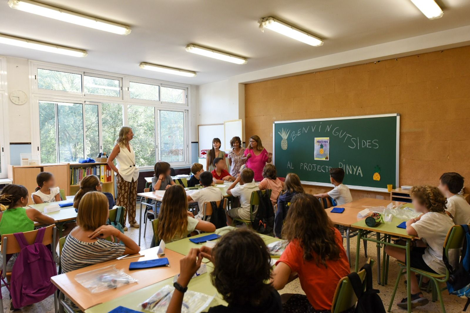 Inici del curs escolar a l'Escola La Floresta. FOTO: Ajuntament