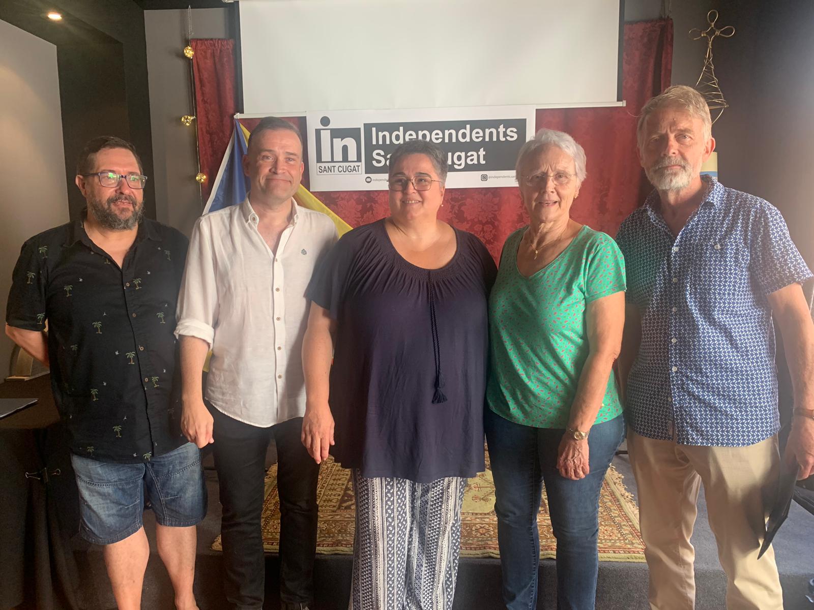 Independents Sant Cugat és una candidatura que es presenta amb gent independent d'esperit crític FOTO: Cedida
