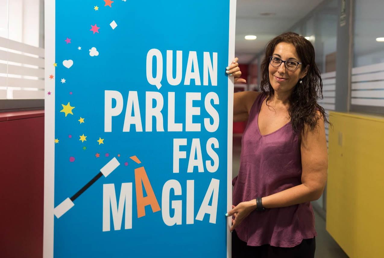 Mar Oñate, responsable del Servei Local de Català de Sant Cugat FOTO: Bernat Millet