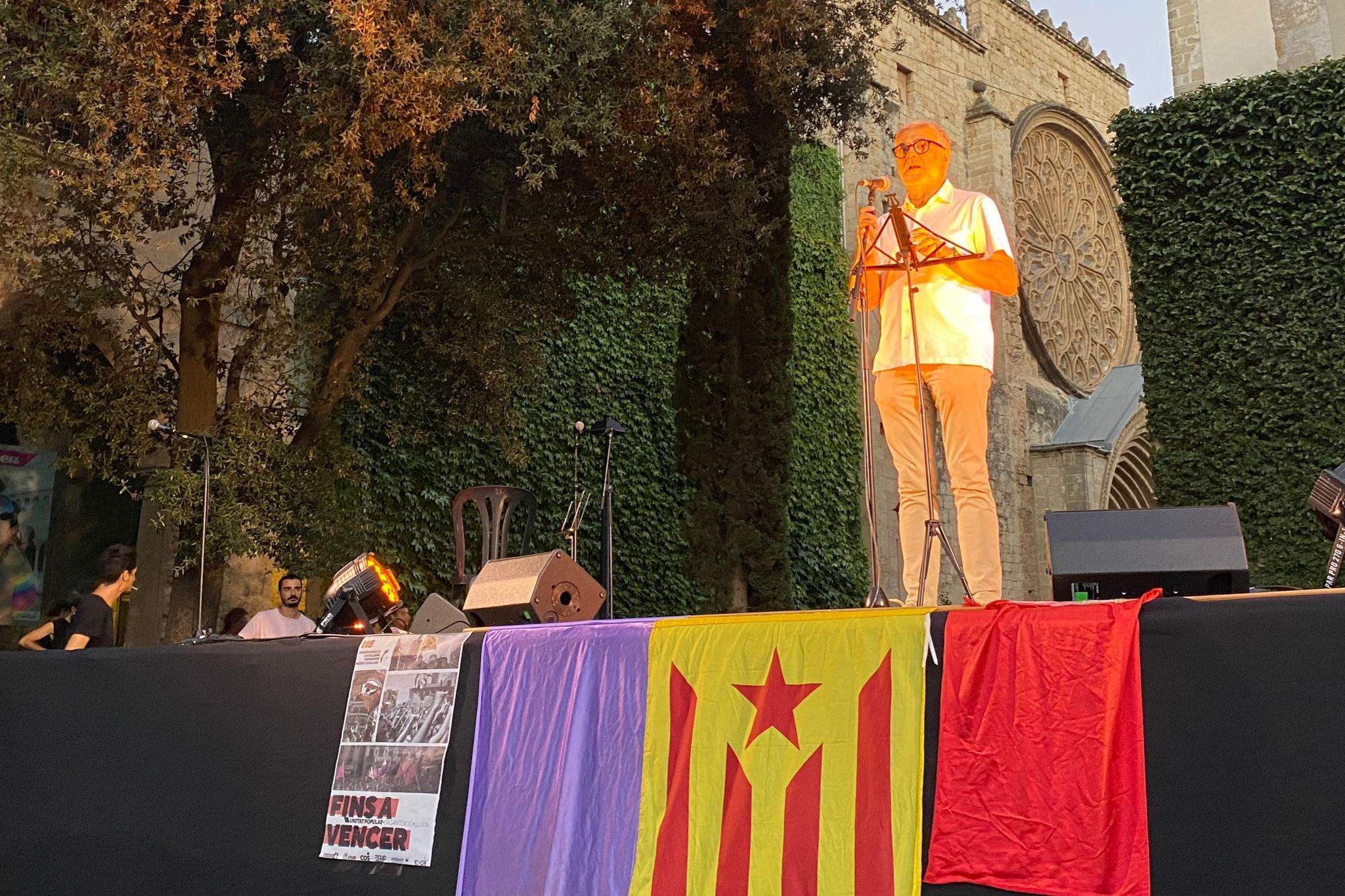 Carles Riera defensa el català com a eina clau de la independència