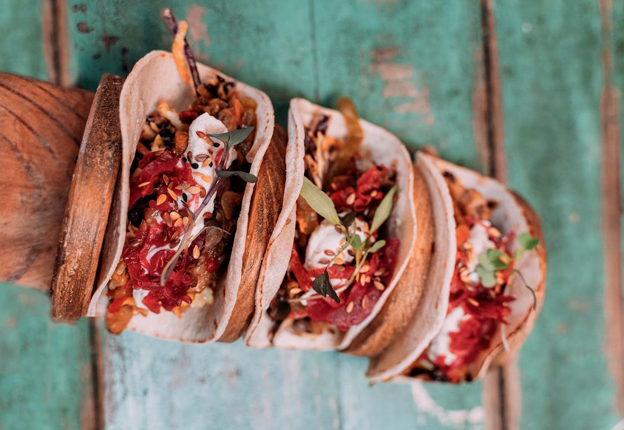 'Tacos hermanos' del restaurant Greta a Sant Cugat. FOTO: Cedida