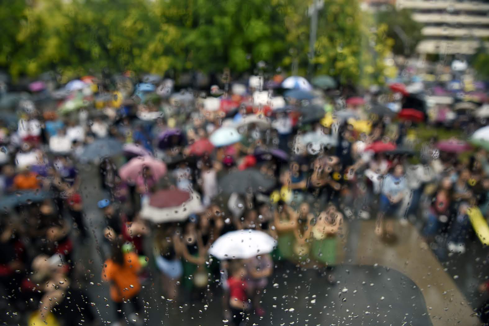 Pluja a Sant Cugat. FOTO: Arxiu