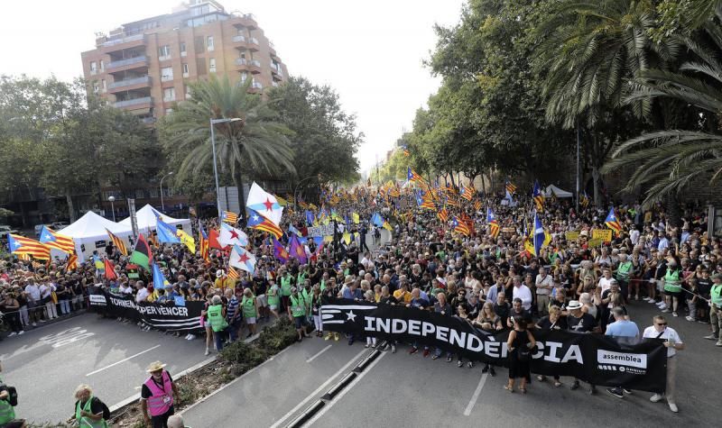 Manifestació de l'11 de Setembre. FOTO: Francesc Salvador Beltran