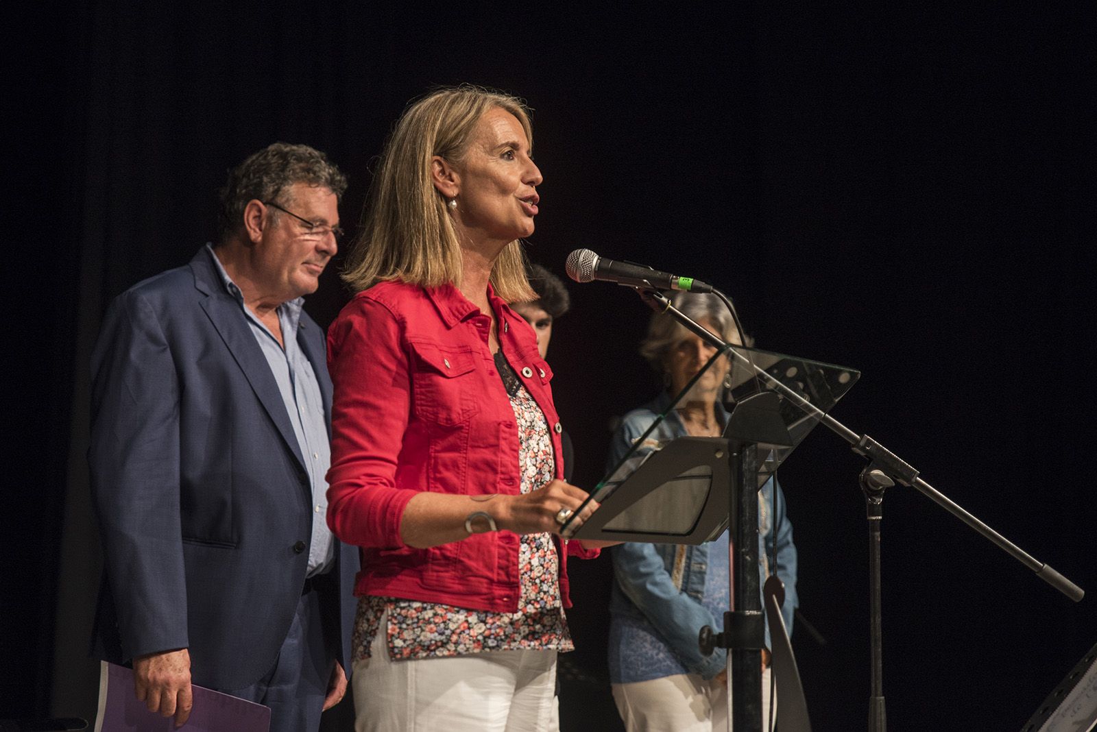 Mireia Ingla, alcaldessa de Sant Cugat al pregó de Festa Major de Valldoreix. Foto: Bernat Millet.