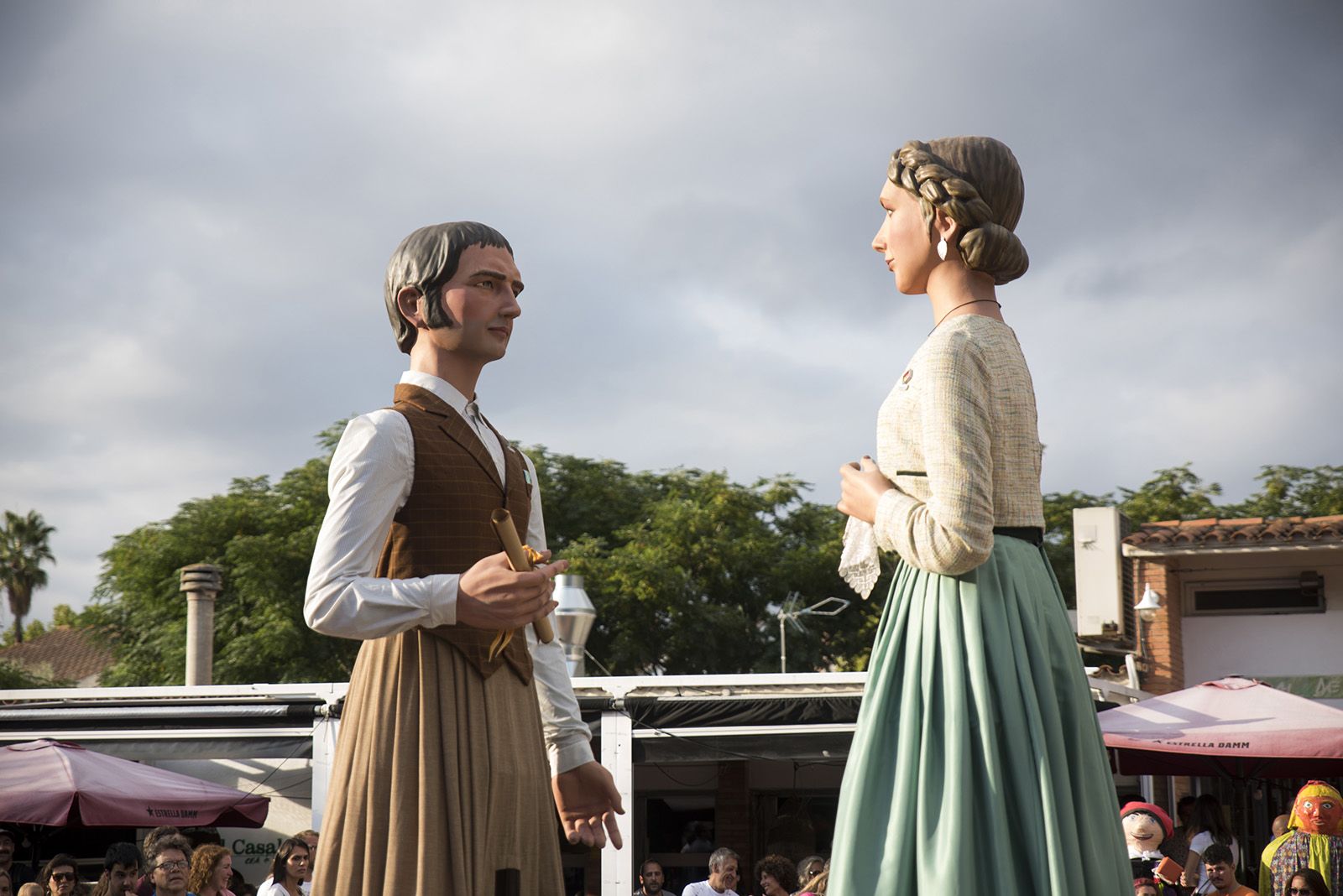 Ballada de Gegants i presentació oficial dels Gegants de Valldoreix durant la Festa Major de Valldoreix . FOTO: Bernat Millet.