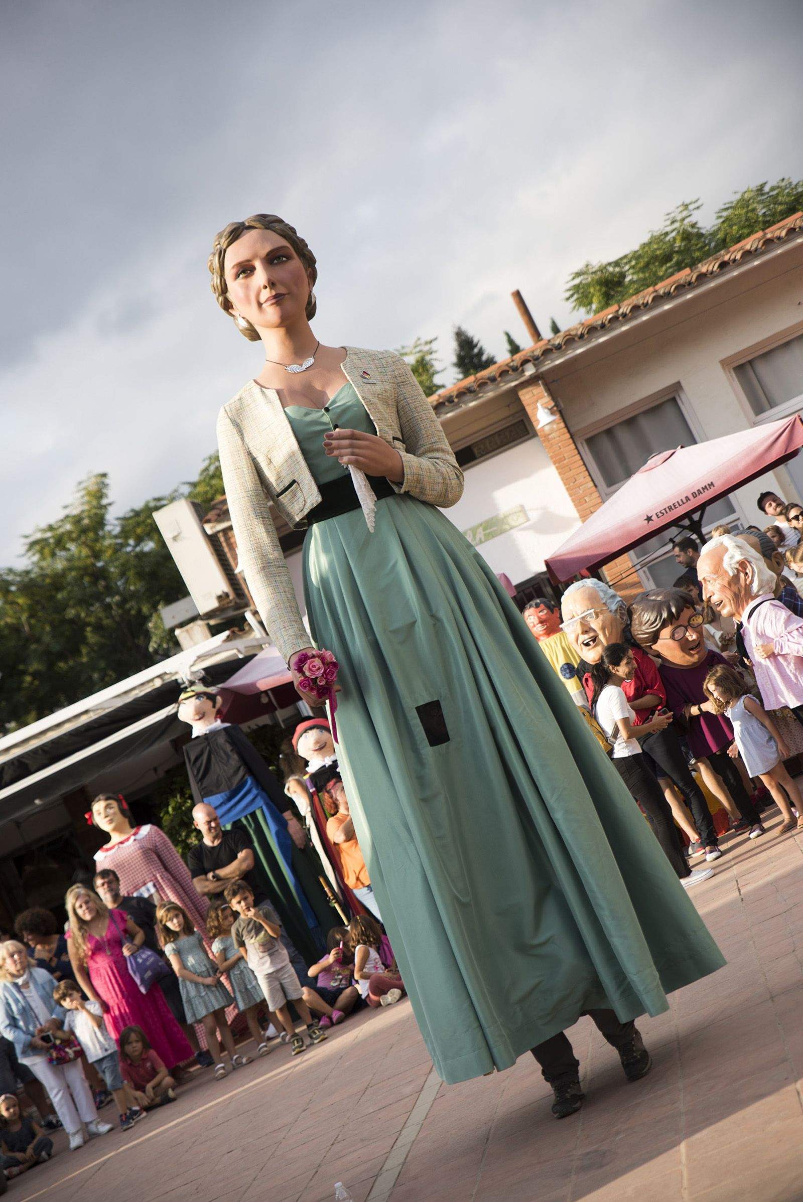 Ballada de Gegants i presentació oficial dels Gegants de Valldoreix durant la Festa Major de Valldoreix . FOTO: Bernat Millet.