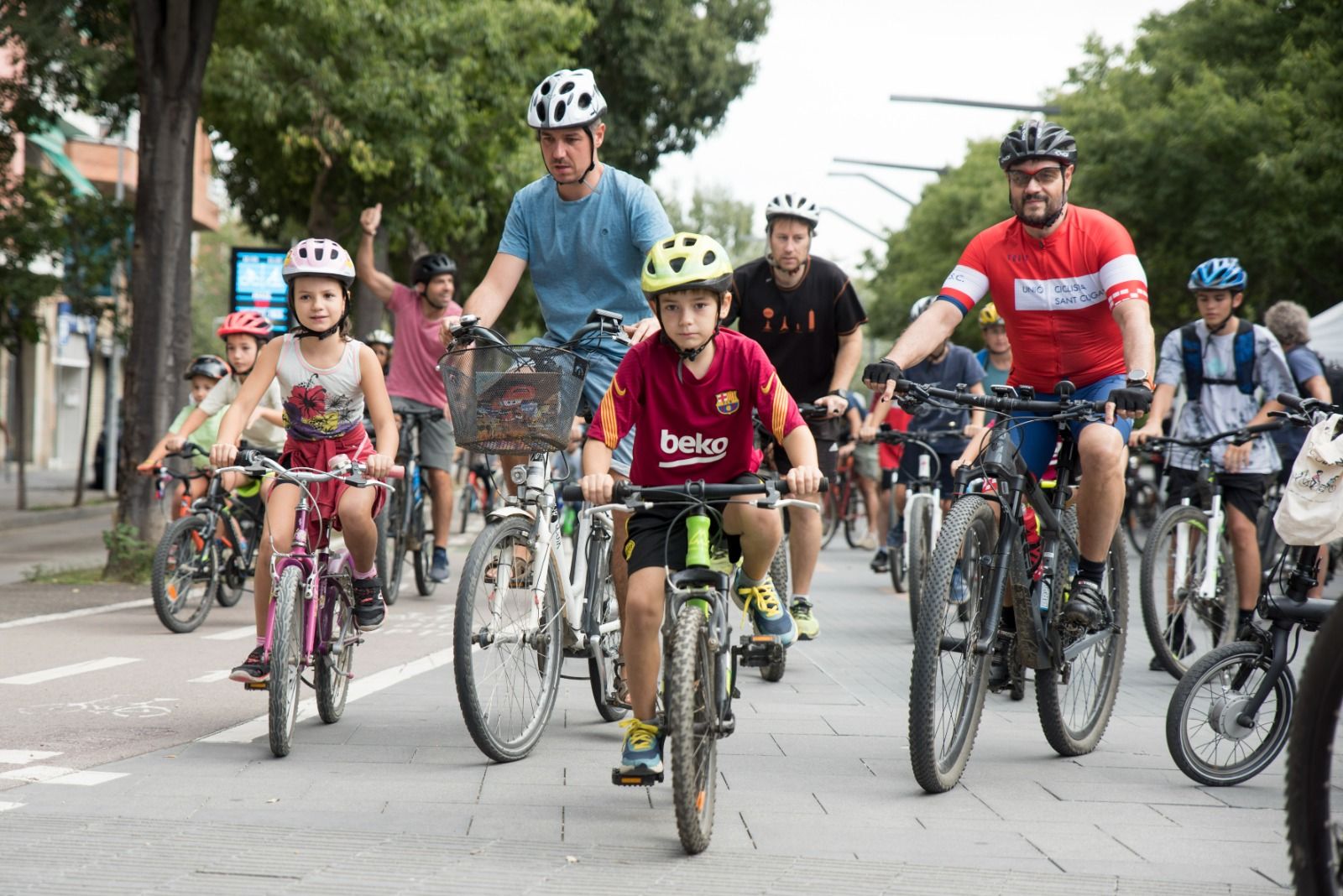 Pedalada popular a Sant Cugat per la Setmana de la Mobilitat Sostenible FOTO: Ajuntament
