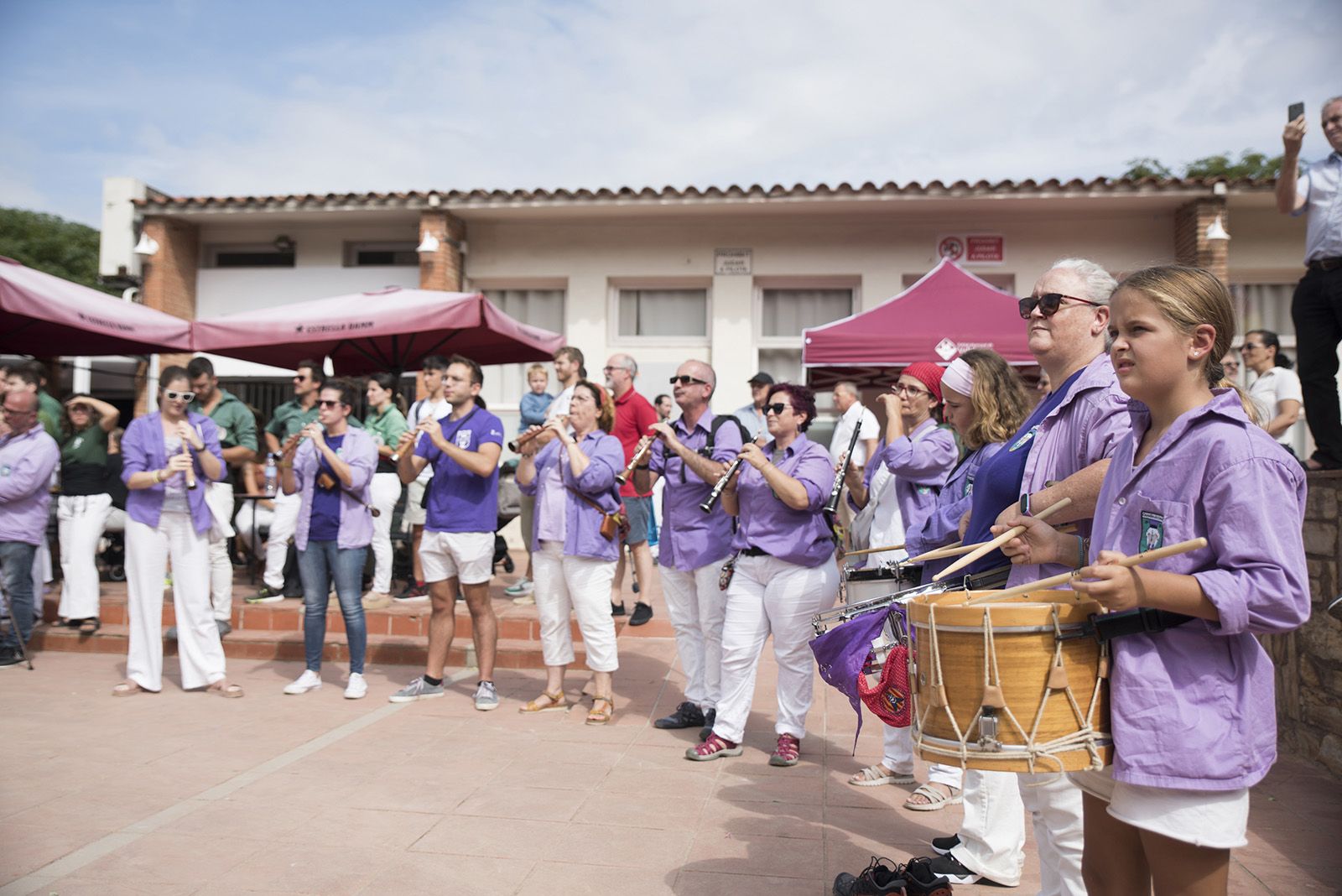Trobada Castellera de Festa Major de Valldoreix. FOTO: Bernat Millet.
