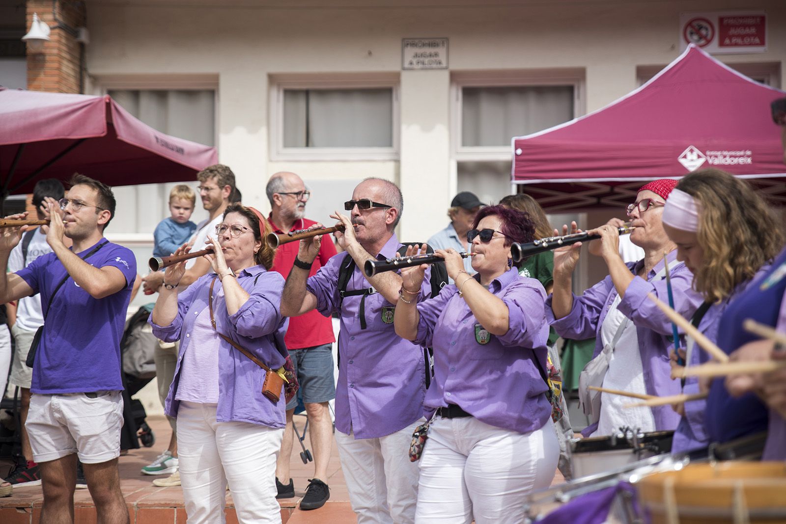 Trobada Castellera de Festa Major de Valldoreix. FOTO: Bernat Millet.