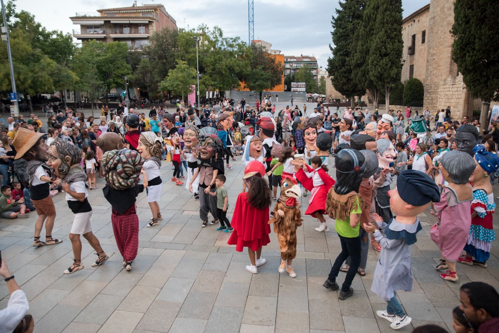 Els Caparrots de Sant Cugat han celebrat la seva 6a Diada de Testes. FOTO: Bernat Millet