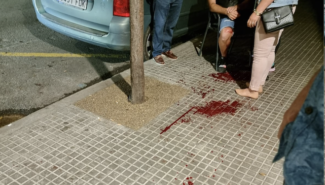 L'home va rebre dues punyalades FOTO: Cedida