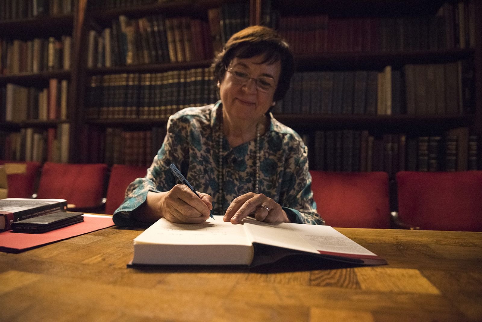 Presentació del llibre "Correspondència entre Pau Casals i Josep Tarradellas, Antoni Rovira i Virgili, Ventura Gassol i Adrià Gual" de les escriptores Anna Dalmau i Anna Mora. FOTO: Bernat Millet.