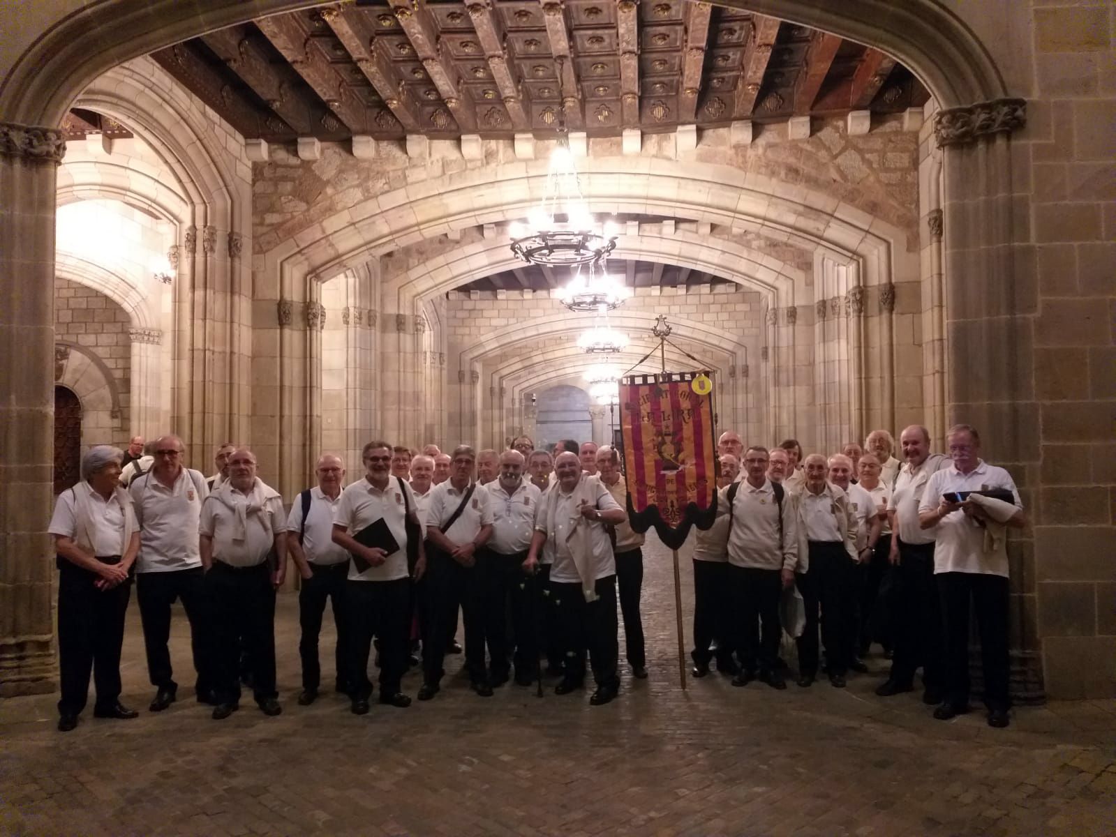 El Cor de la Societat Coral La Lira va participar en La Mercè. FOTO: Cedida