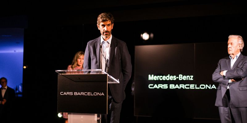 Pol soler, CEO de Quadis, a la inauguració del nou espai de Cars Barcelona per a Mercedes-Benz a Sant Cugat. FOTO: @davidacedo