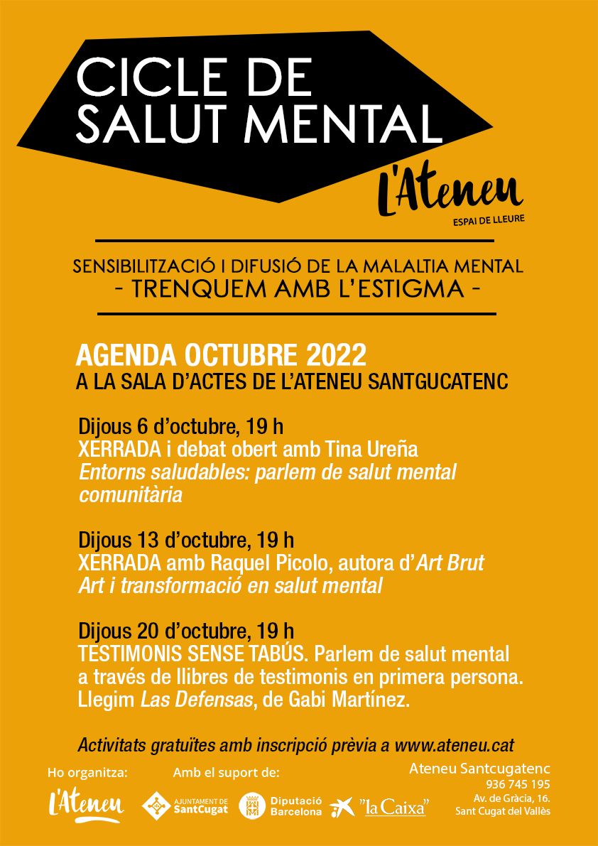 Cartell del cicle de Salut Mental