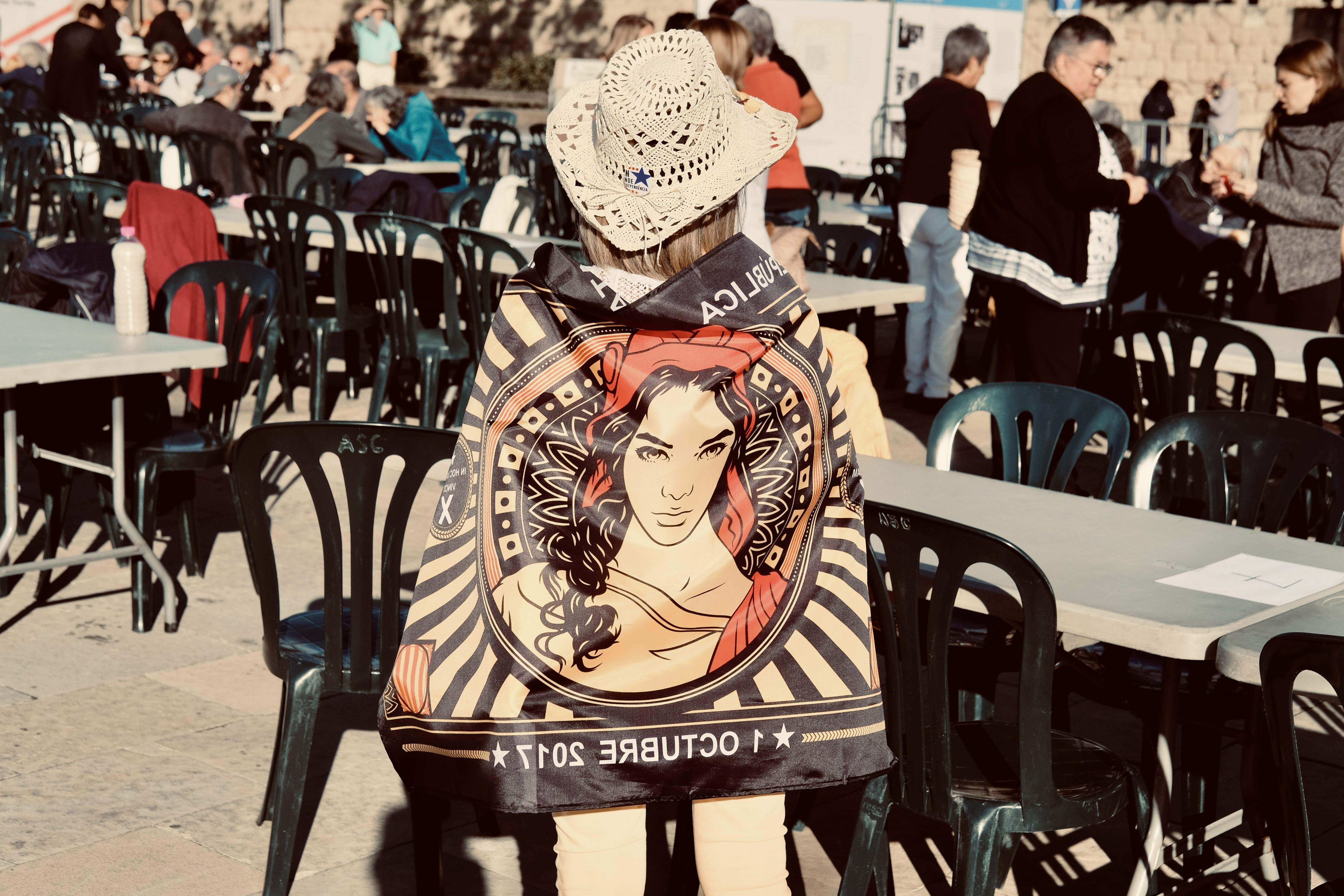 Esmorzar per la celebració del dia 1 d'octubre. FOTO: Ale Gómez